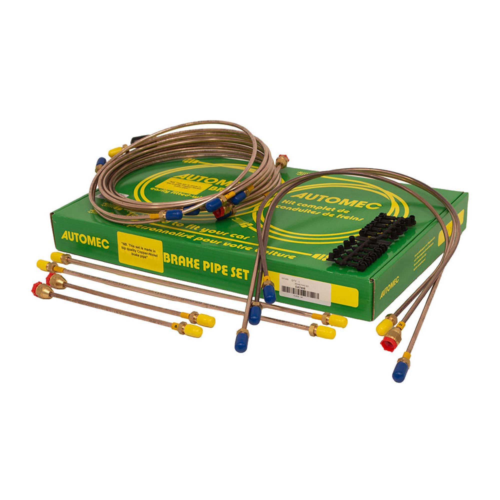 DA7408 - Brake Pipe Set Series 3 (109) Dual Line 1980 Onwards SWB and Air Portable Lwt