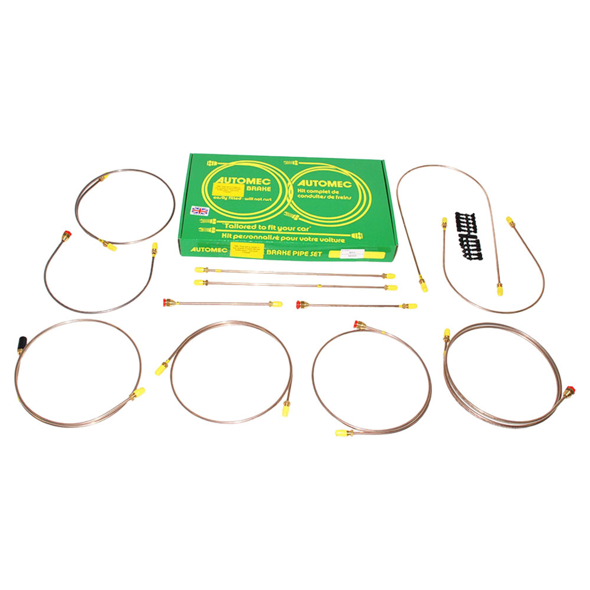 DA7413 - Brake Pipe Set Series 3 (88) Dual upto 1980 Metric & Imperial