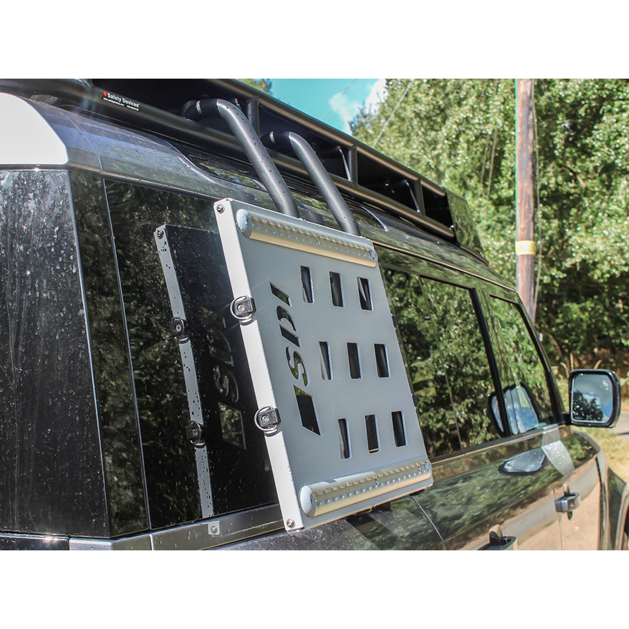 Accessory Rack by Safety Devices Fits Either Side Of Vehicle