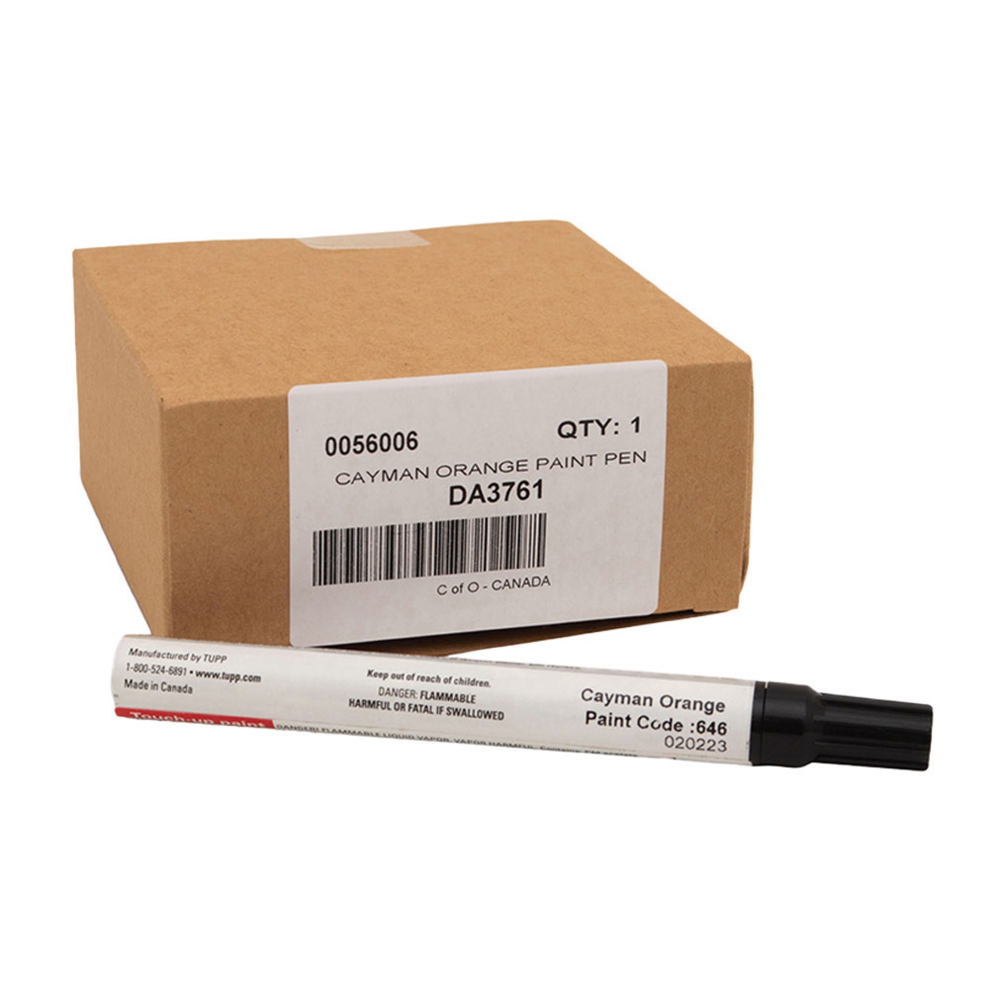 DA3761 - Tupp Touch up Paint Pen -cayman Orange Code: 646
