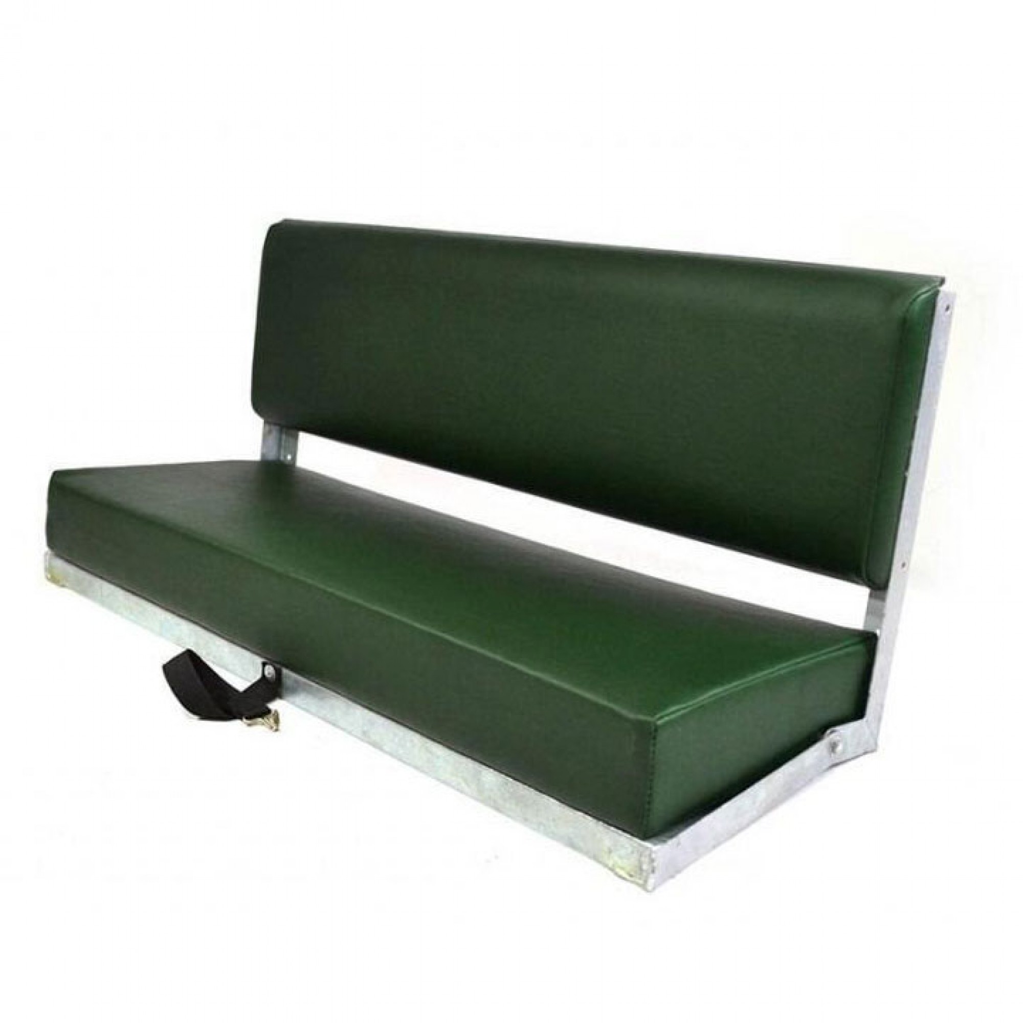 Rear Bench Seat Assembley Green Galvanised Frame Complete with Fixings 1948-53