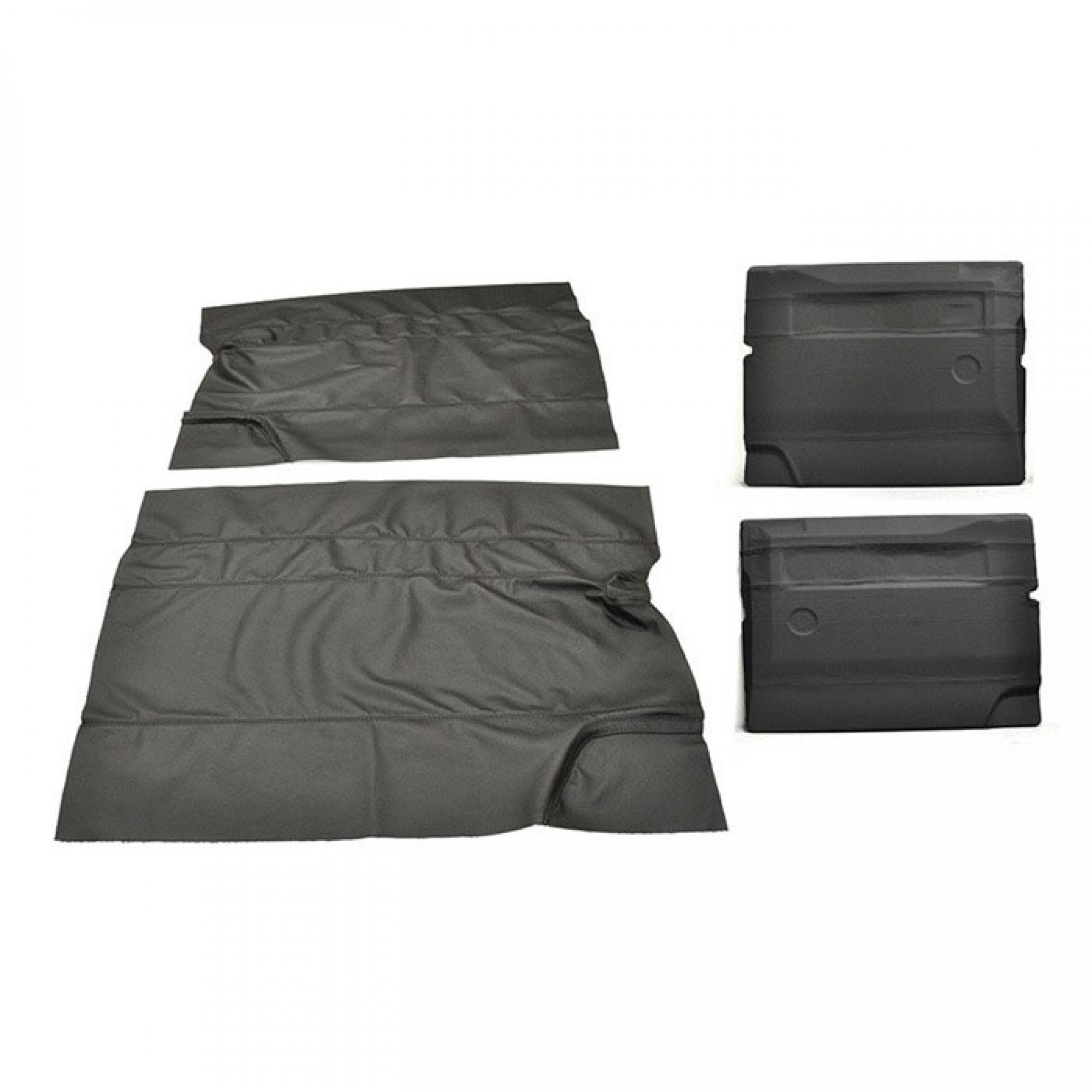 EXT012-11XSV - Door Trim Cover Kit Front Pair Defender - Xs Vinyl - Black S