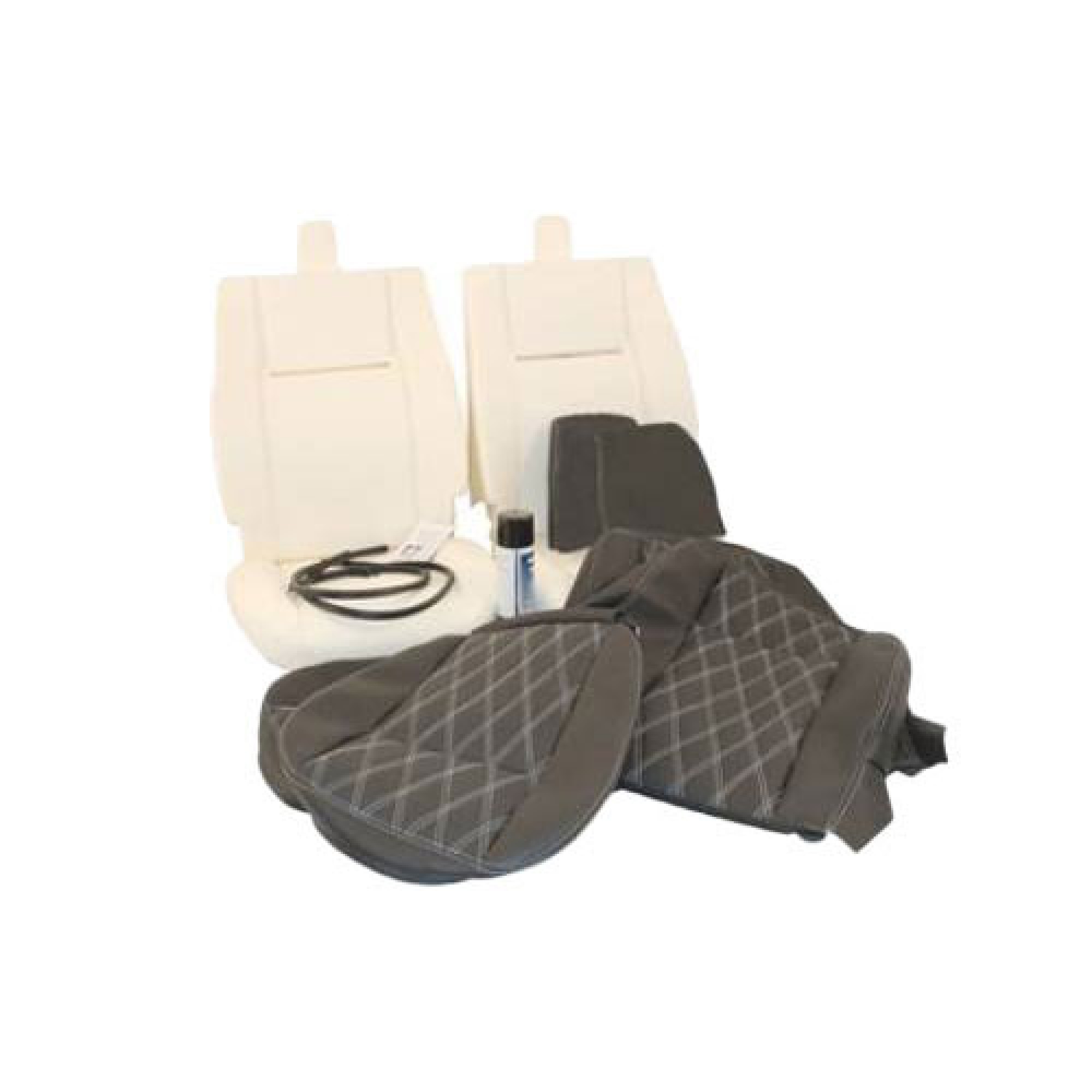 EXT316-DBXS - 90/110 Front Outer Two Seat Retrim Kit <2007 dia Mond Black Xs