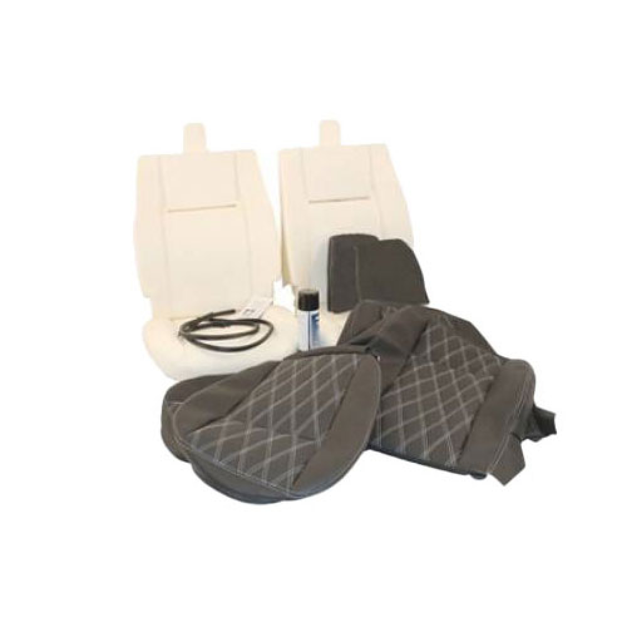 EXT316-DWXS - 90/110 Front Outer Two Seat Retrim Kit <2007 dia Mond White Xs