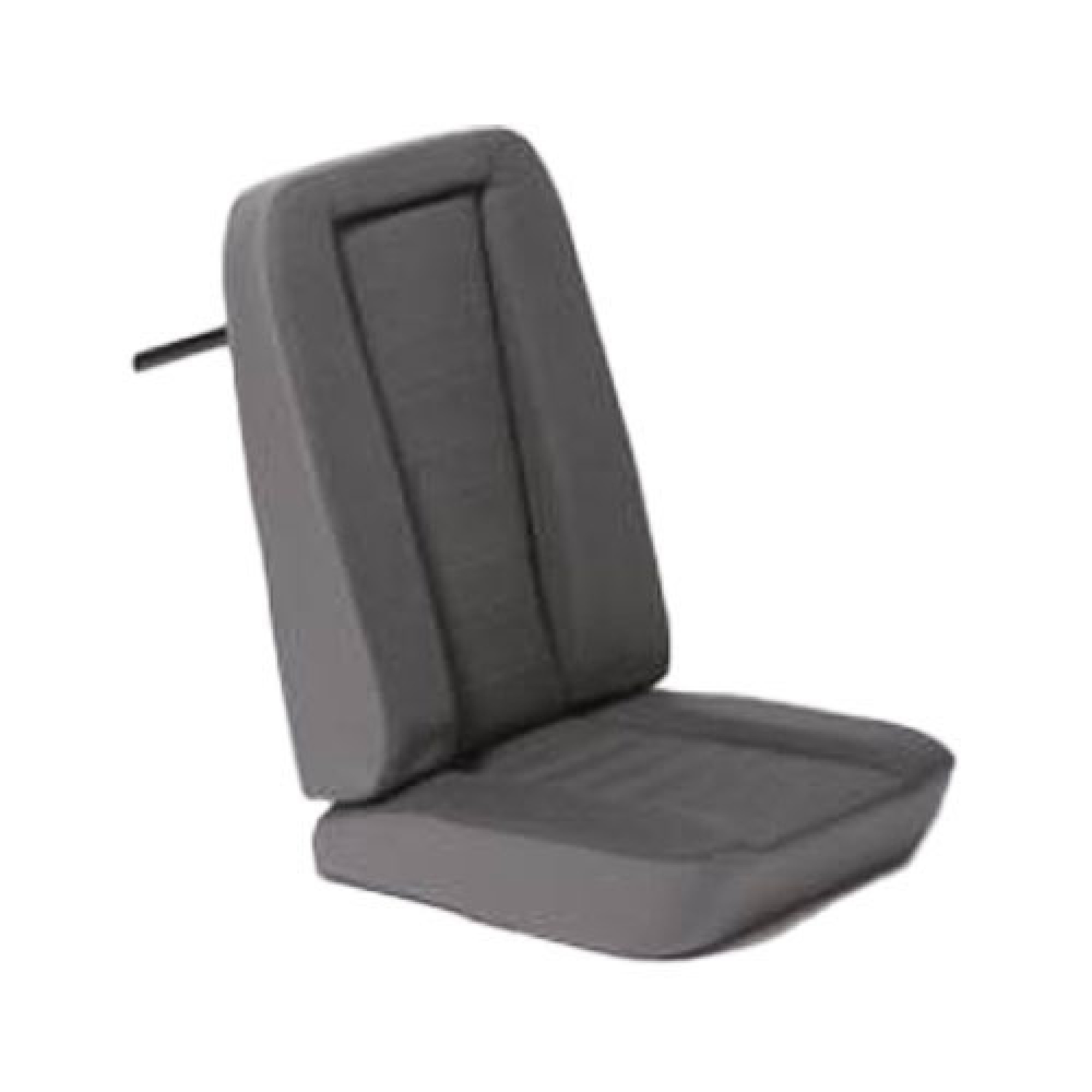 EXT351-DGV - Classic Low Back Seat Dark Grey Vinyl