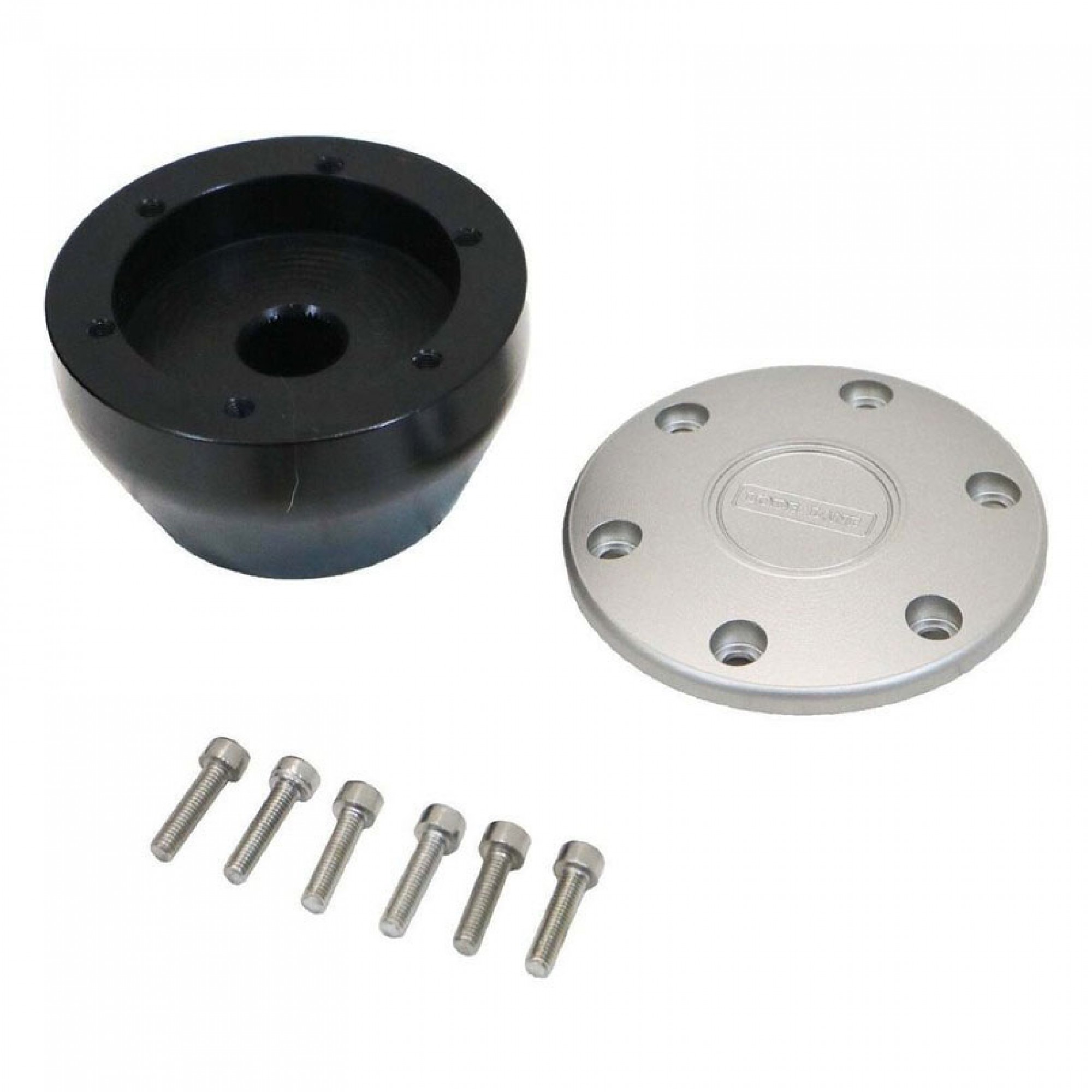 EXT900-65 - Series 3 Boss Kit Black Boss with Silver Centre Cap