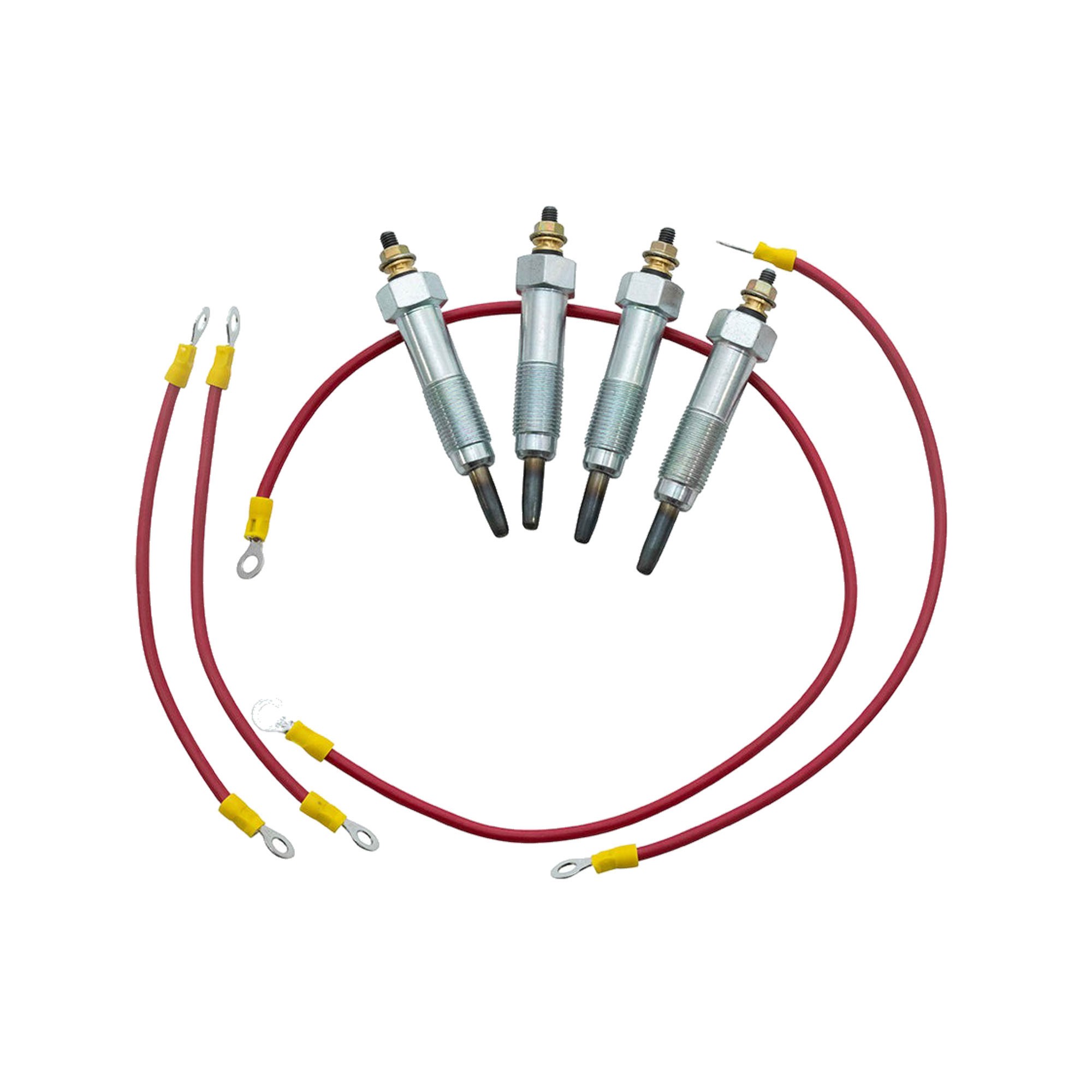 GAM100 - Glowplug Kit Complete for 2.25 Diesel Engines 1968-83.