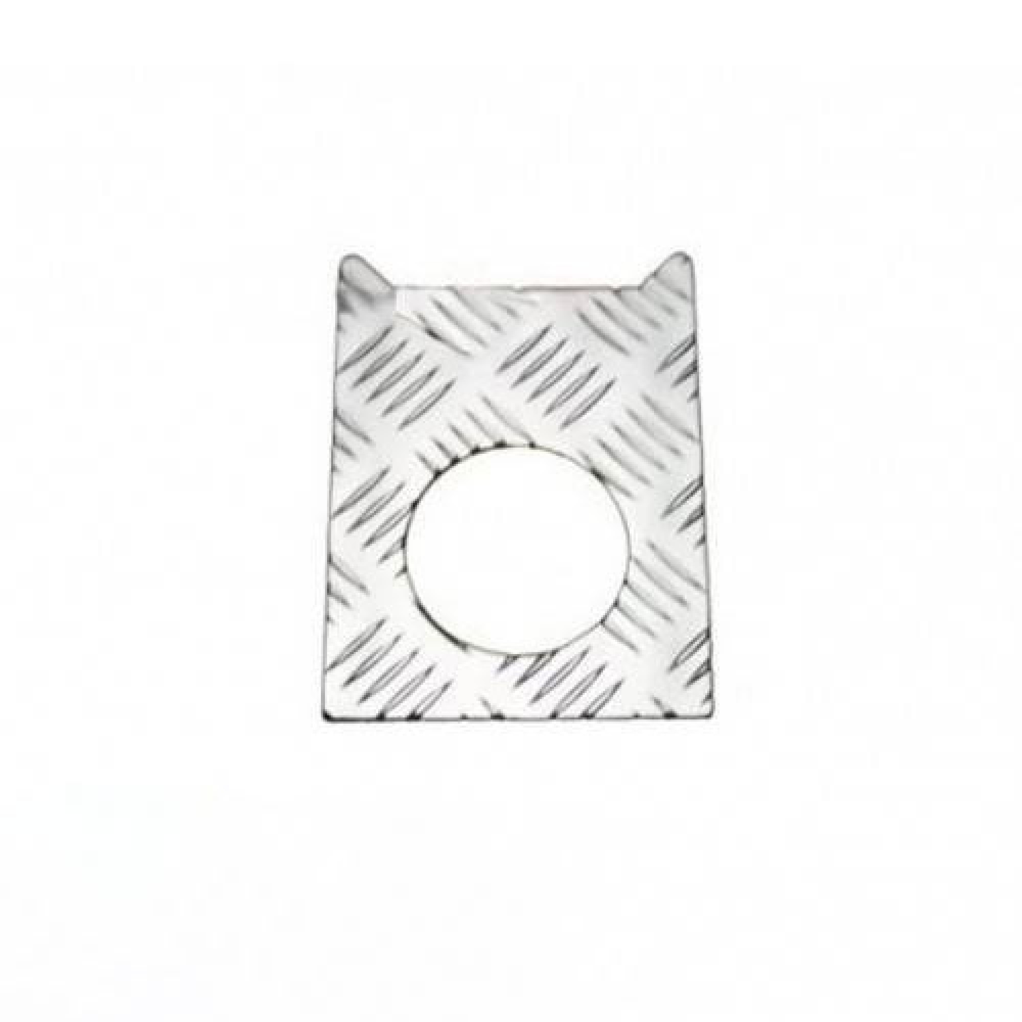 JC5021 - 2mm Chequer Plate for Fuel Filler Aperture Defender 90 upto 1998 and 110 upto 1993