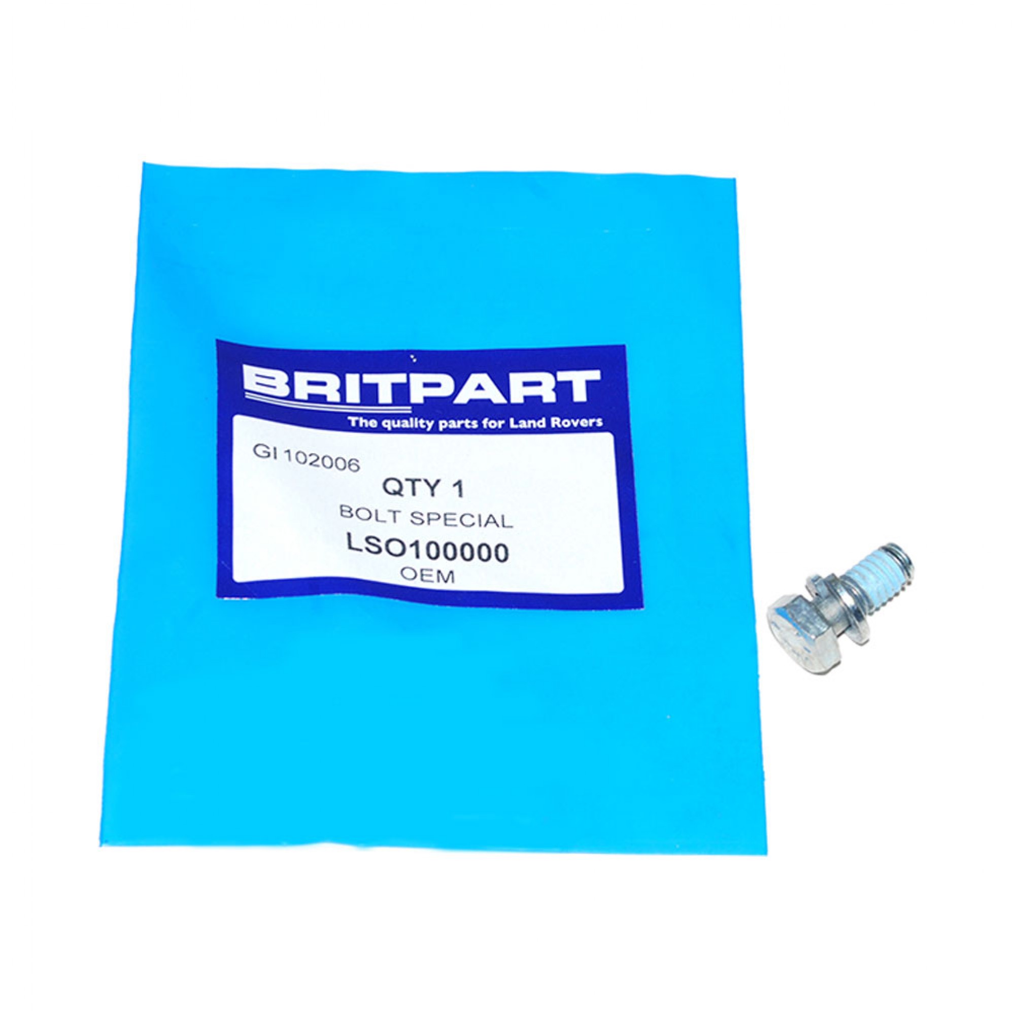 LSO100000 - Special Bolt and Spring Washer Fixing Sump V8 All V8 Engines Petrol