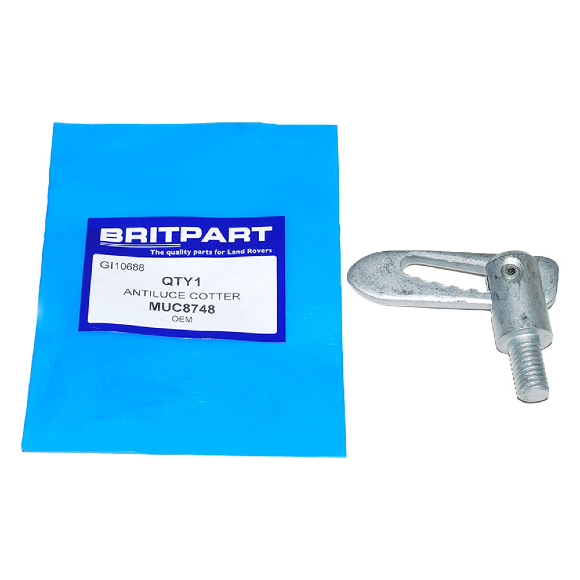 Anti Luce Fastener for Tailgate. Galvanised - MUC8748