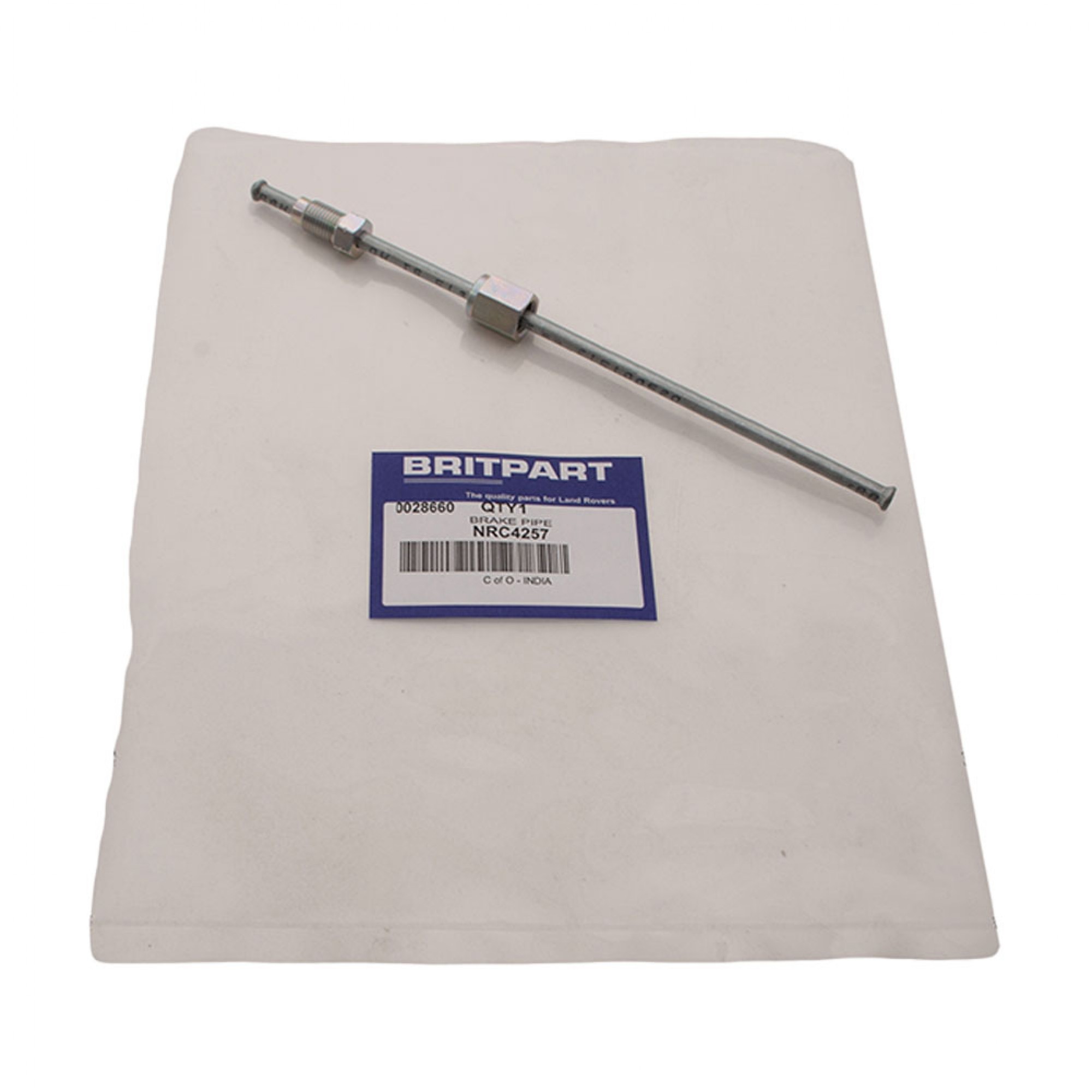 NRC4257 - Brake Pipe Front Hose to Cyclinder 1980 on 4 Cylinder Only