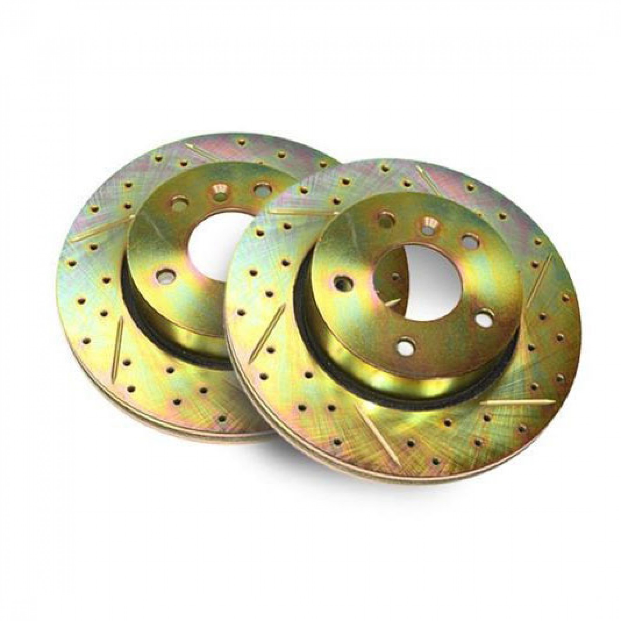 NTC8780CDG - Brake Disc Vented Front Drilled and Grooved Range Rover Pair