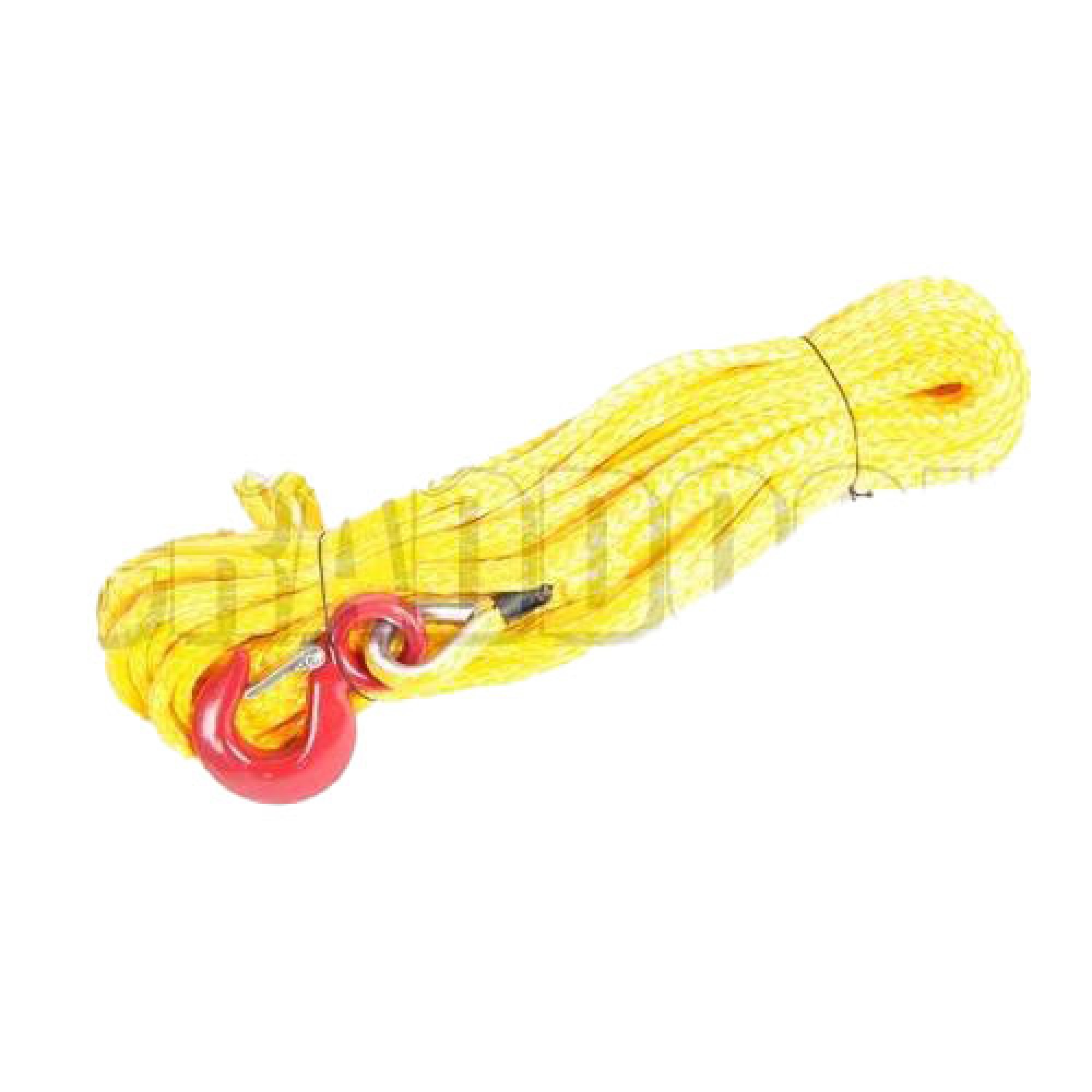 ROPE7800 - RIG12 Winch Synthetic Rope 10mm x 30M with Hook B/S 9000KGS