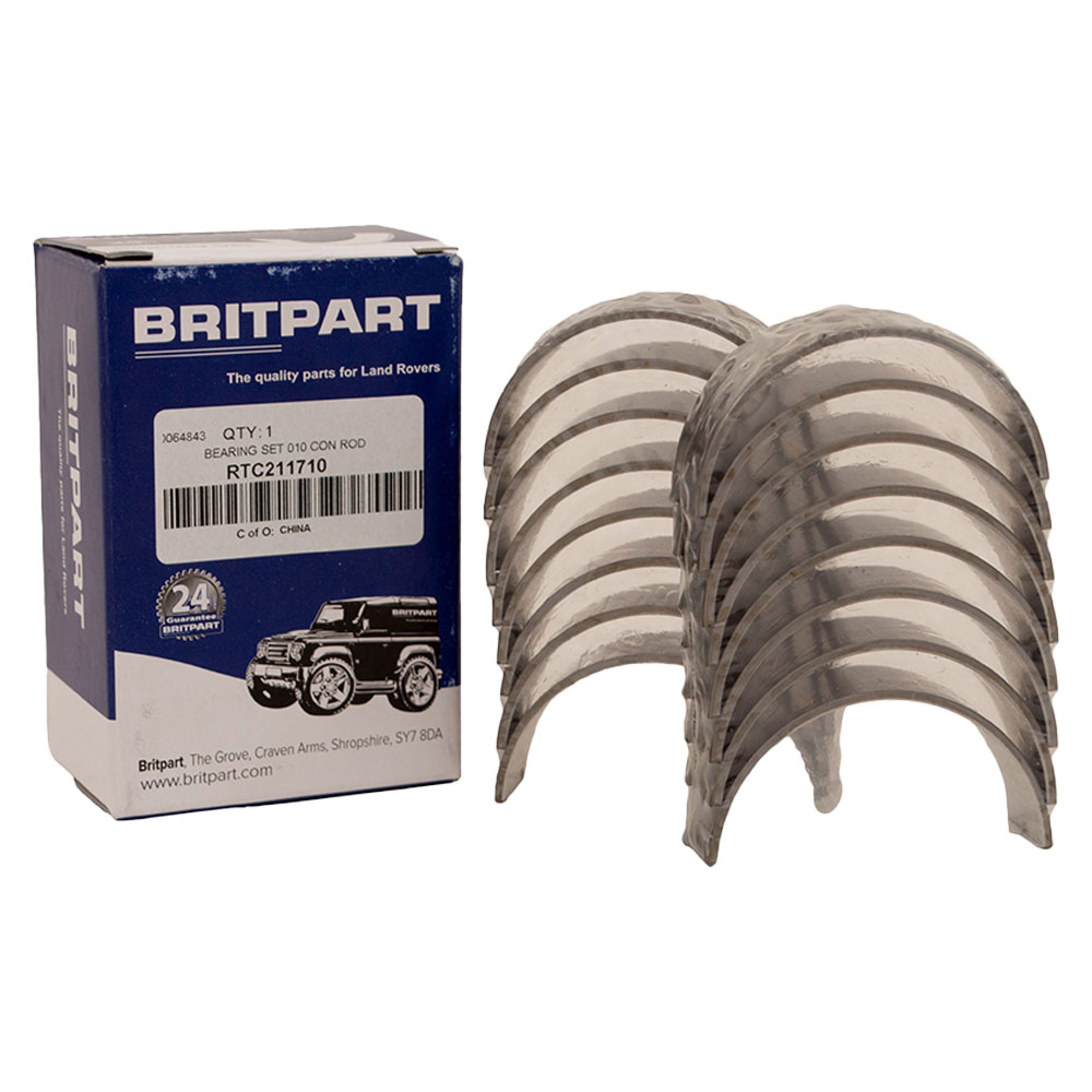 RTC211710 - Con Rod Bearing Set V8 010 Inch Oversize