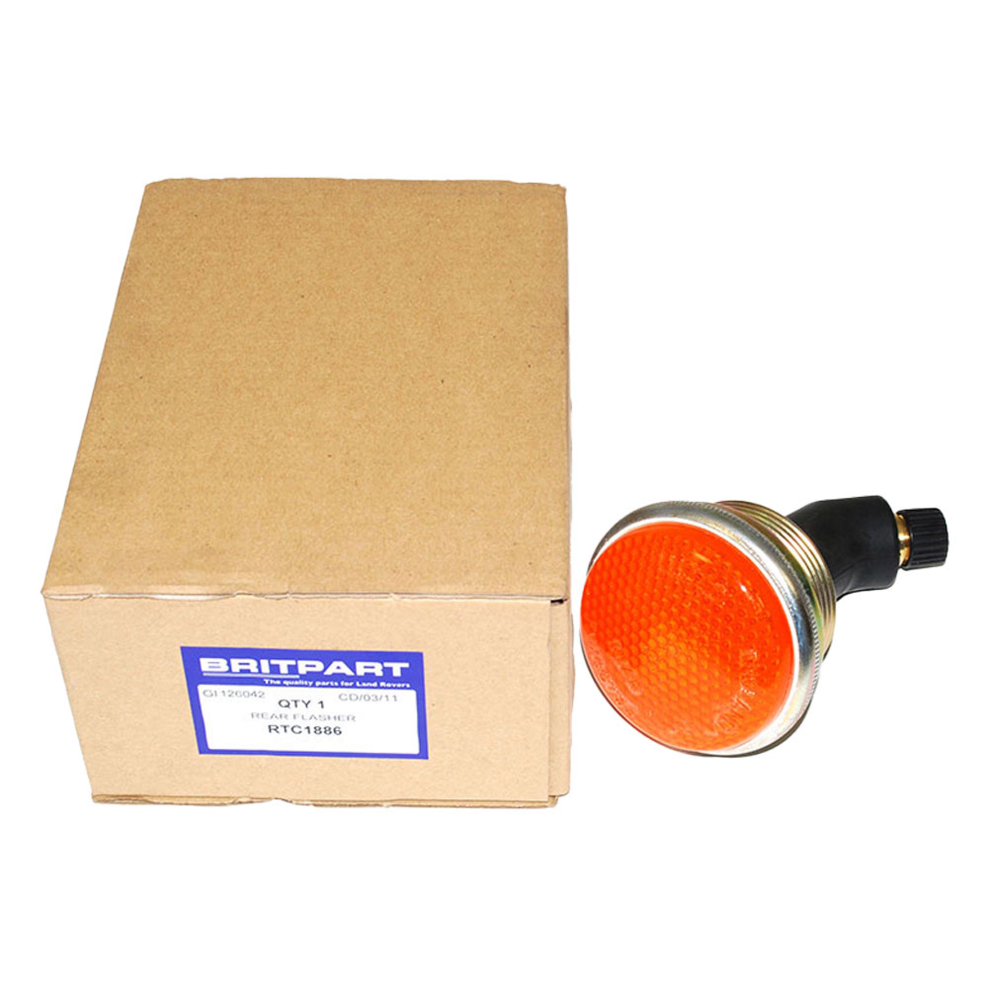 RTC1886 - Genuine Rear Flasher Lamp Late Military
