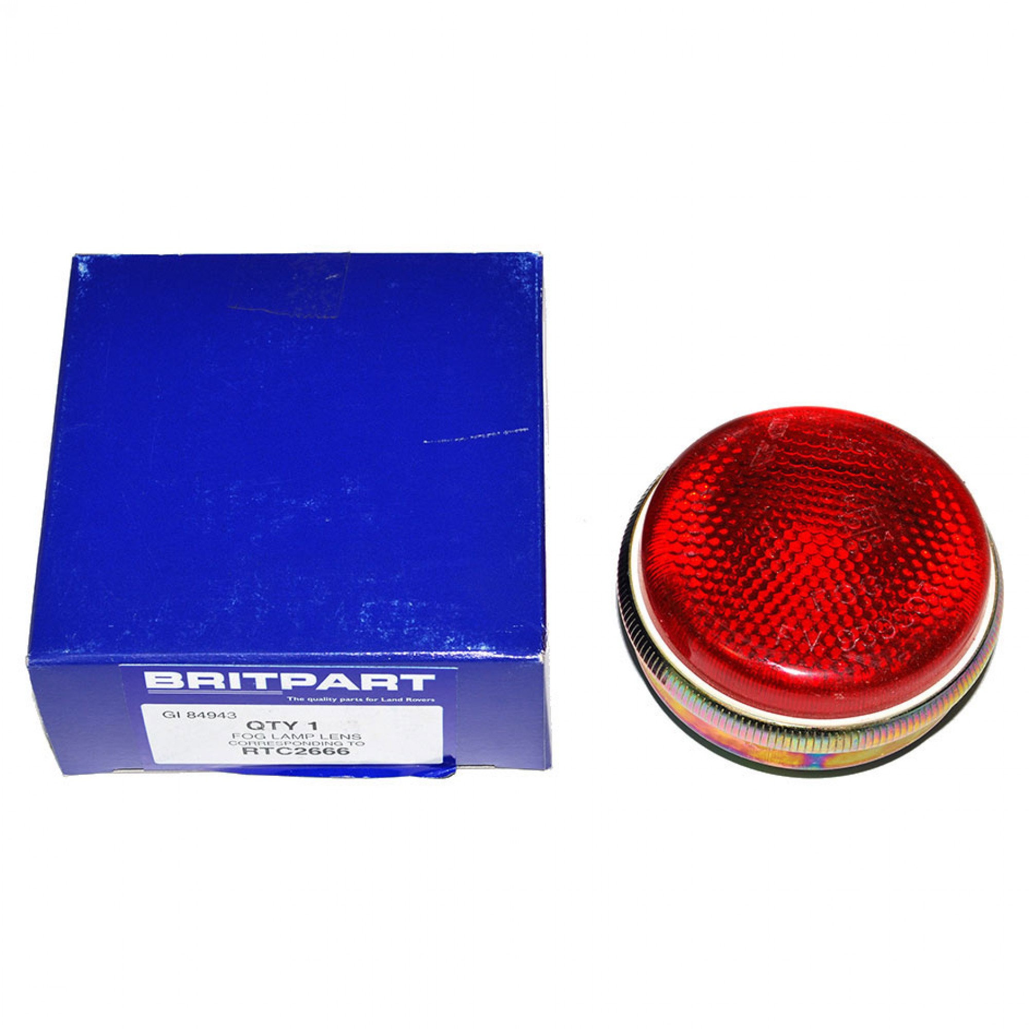 RTC2666 - Genuine Lens Fog Lamp Screw on Late Type Military