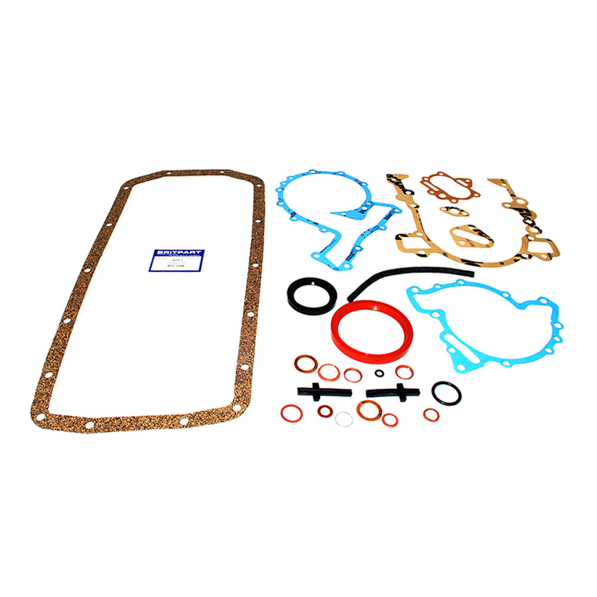 RTC3306 - Sump Gasket Set V8 Range Rover Classic 1976 On. Discovery to LA081991.90/110. 109 V8
