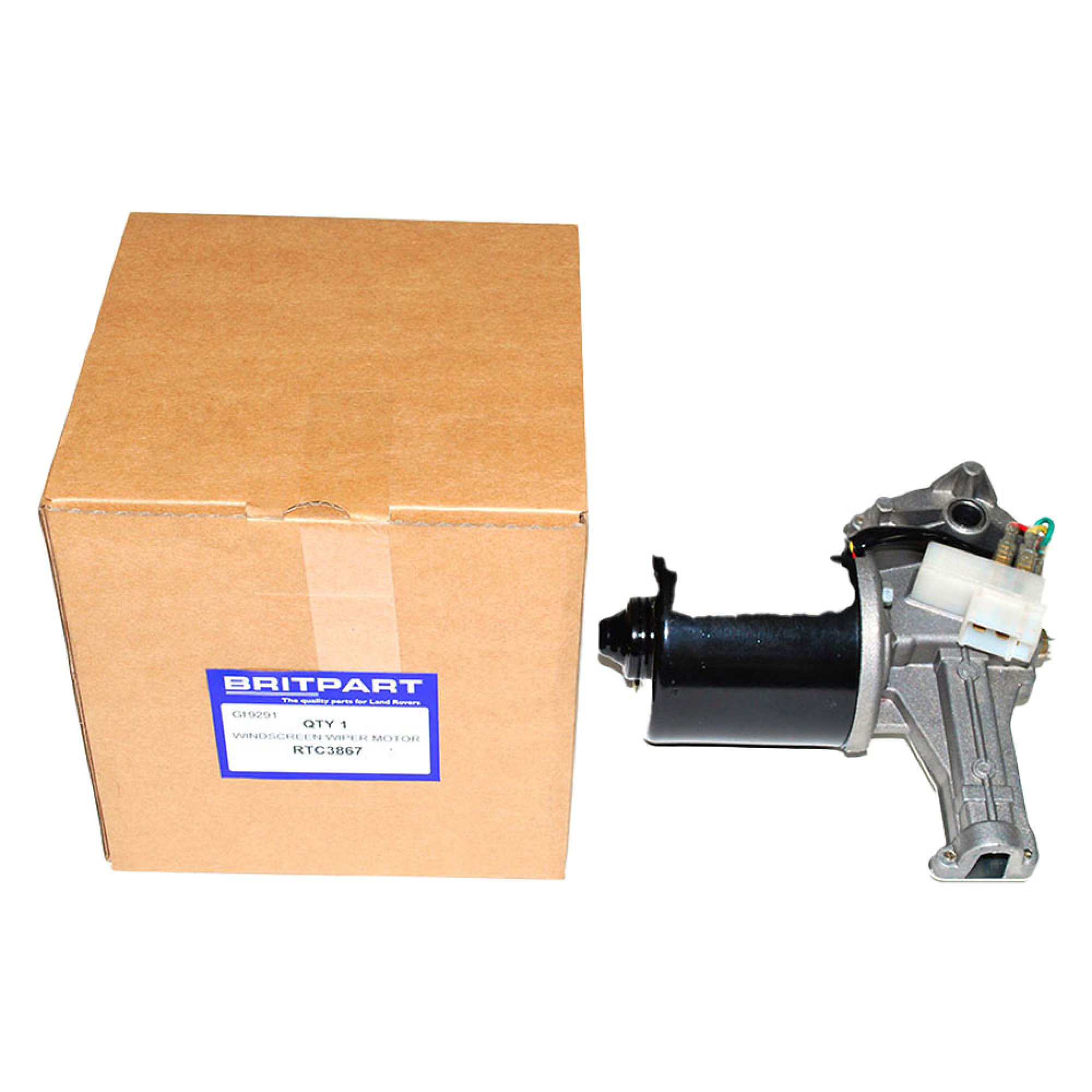 RTC3867 - Wiper Motor (Less Gear) Land Rover to 1A622423. Range Rover Classic Rear to CA274120 1985