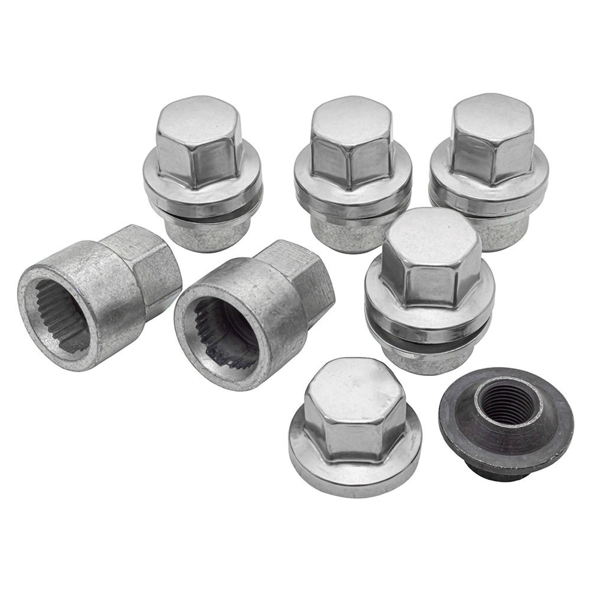 STC8843AALR - Genuine Locking Wheel Nut Set 5 Alloys