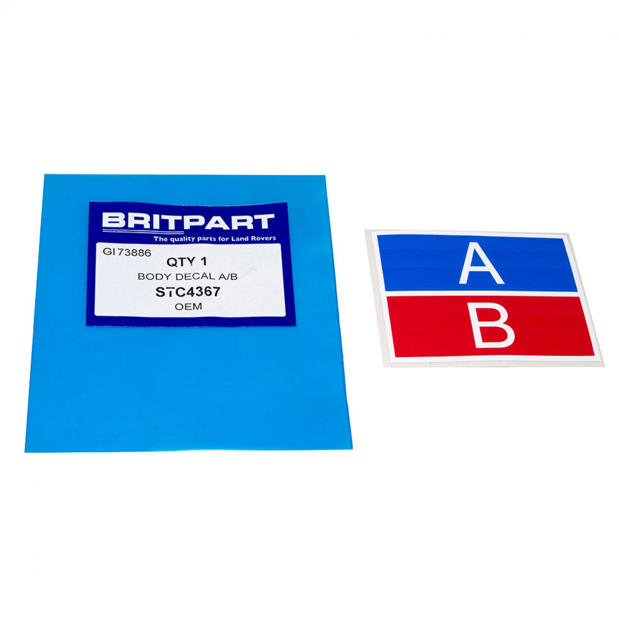 STC4367 - Military A/B Decal