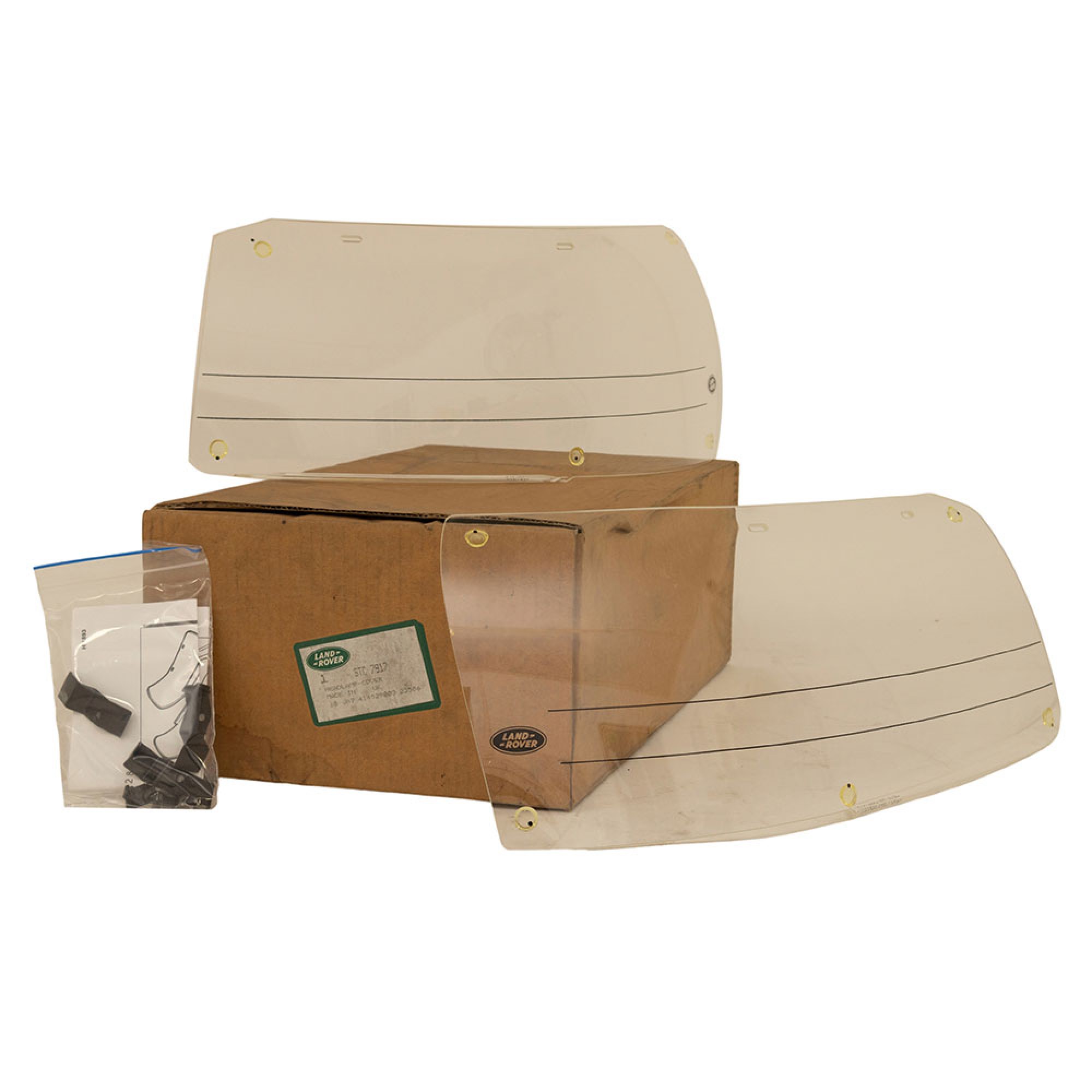 STC7917 - Genuine Perspex Headlamp Guards Freelander Pair