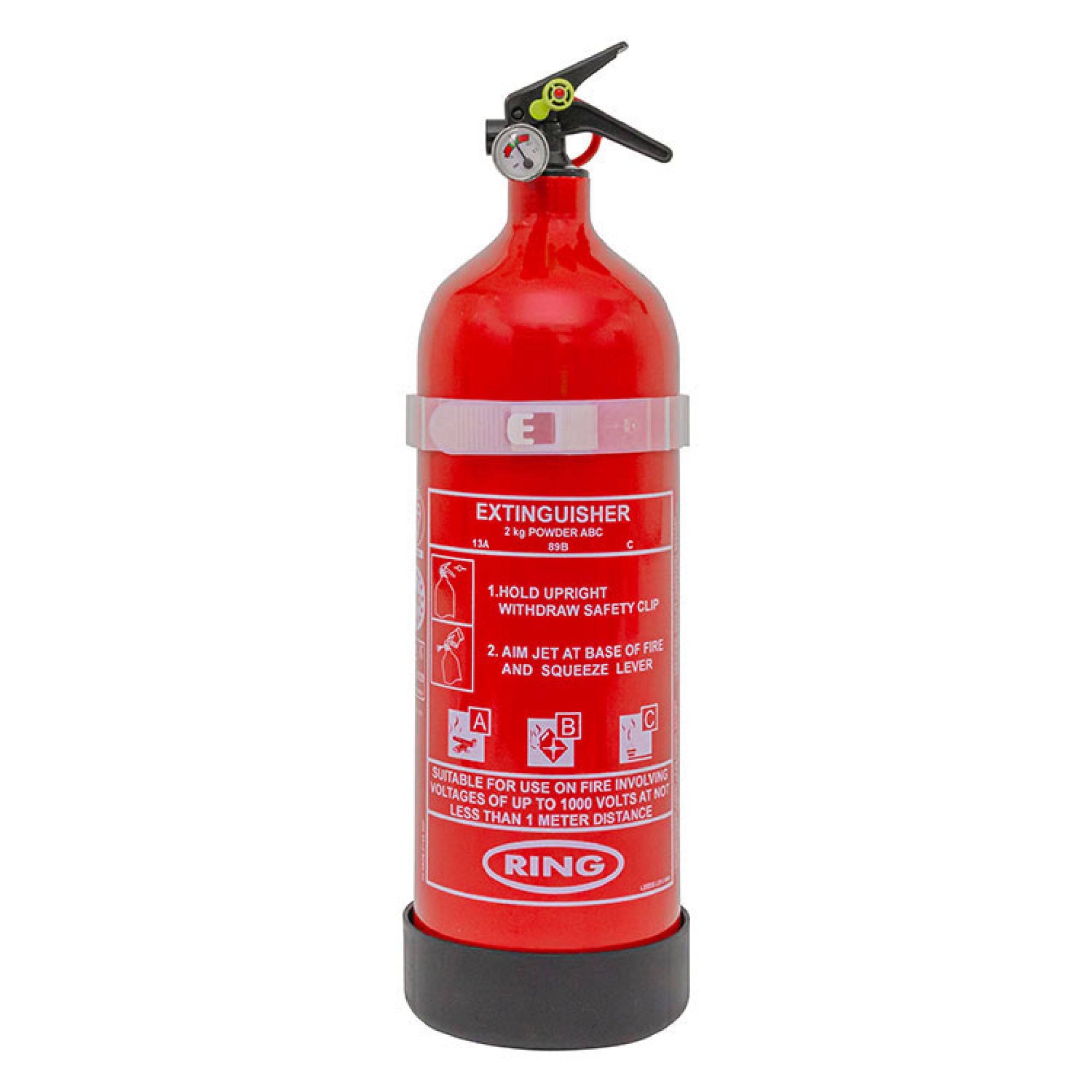 STC8138AB - Fire Extinguisher 2 Kg Powder - Ring