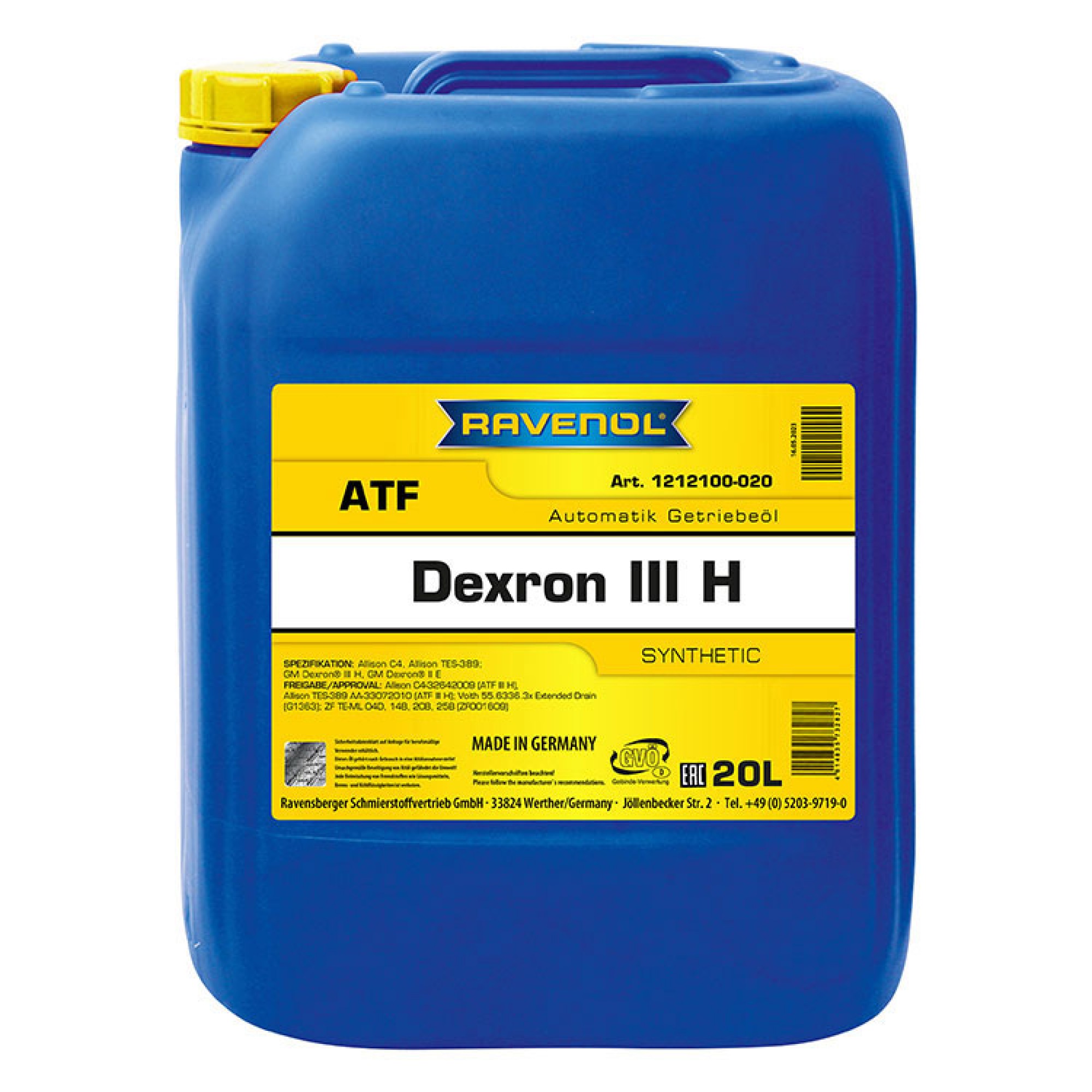 STC4862-20L - Oil - Automaticra - 20L - Ravenol