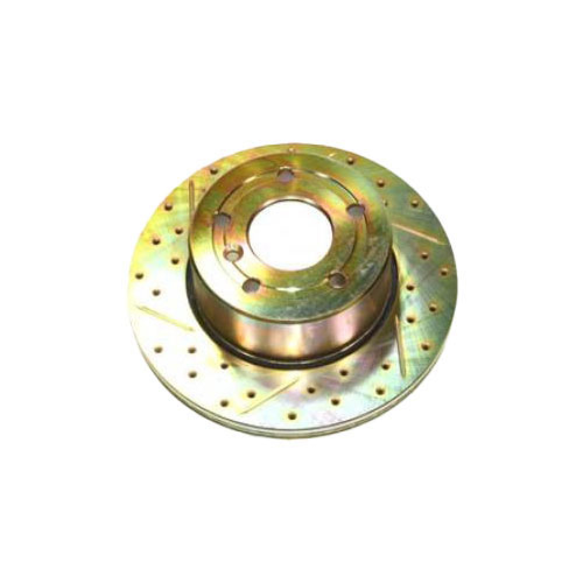 Terrafirma Brake Discs X2 Vented Drilled & Grooved Front Discovery 2 - SDB000380 CDG