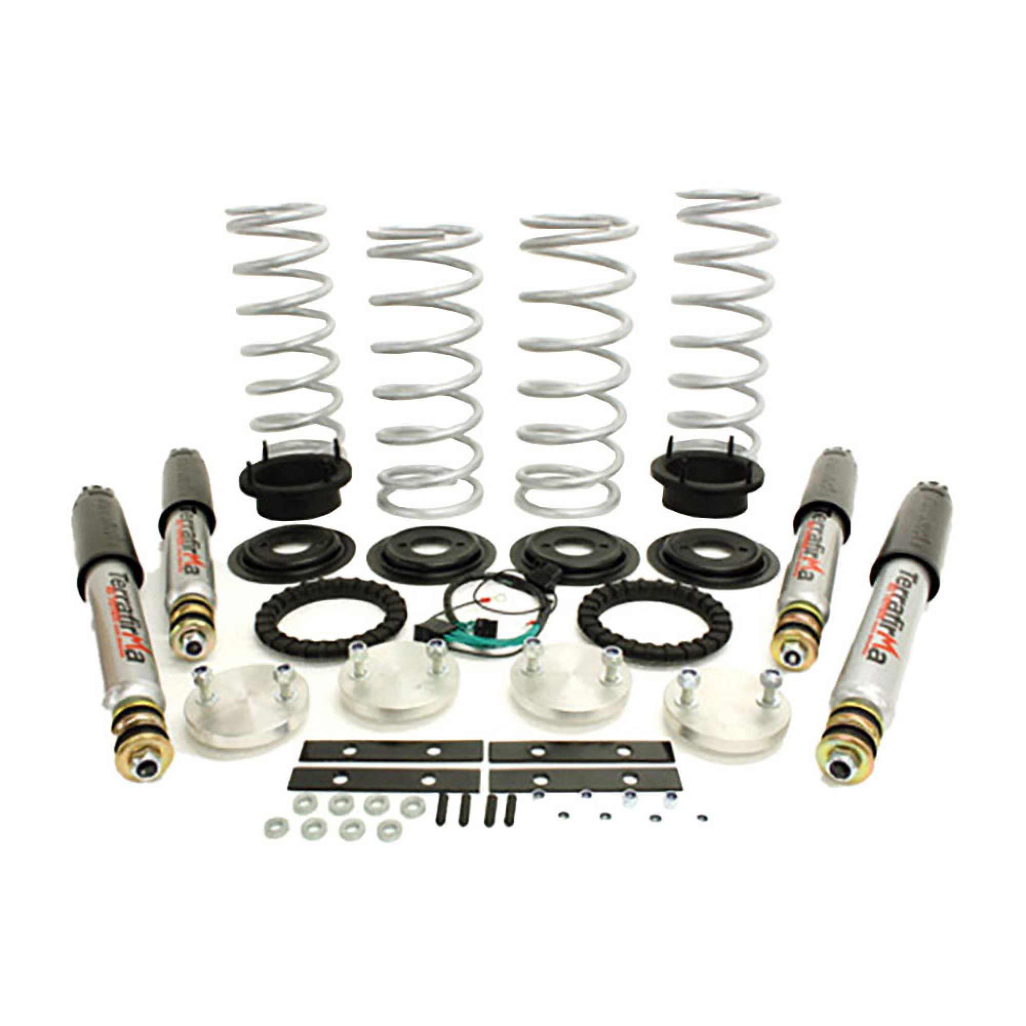 TF223 - Terrafirma Range Rover P38 Air to Coil Conversion Kit Including All Terrain Shocks