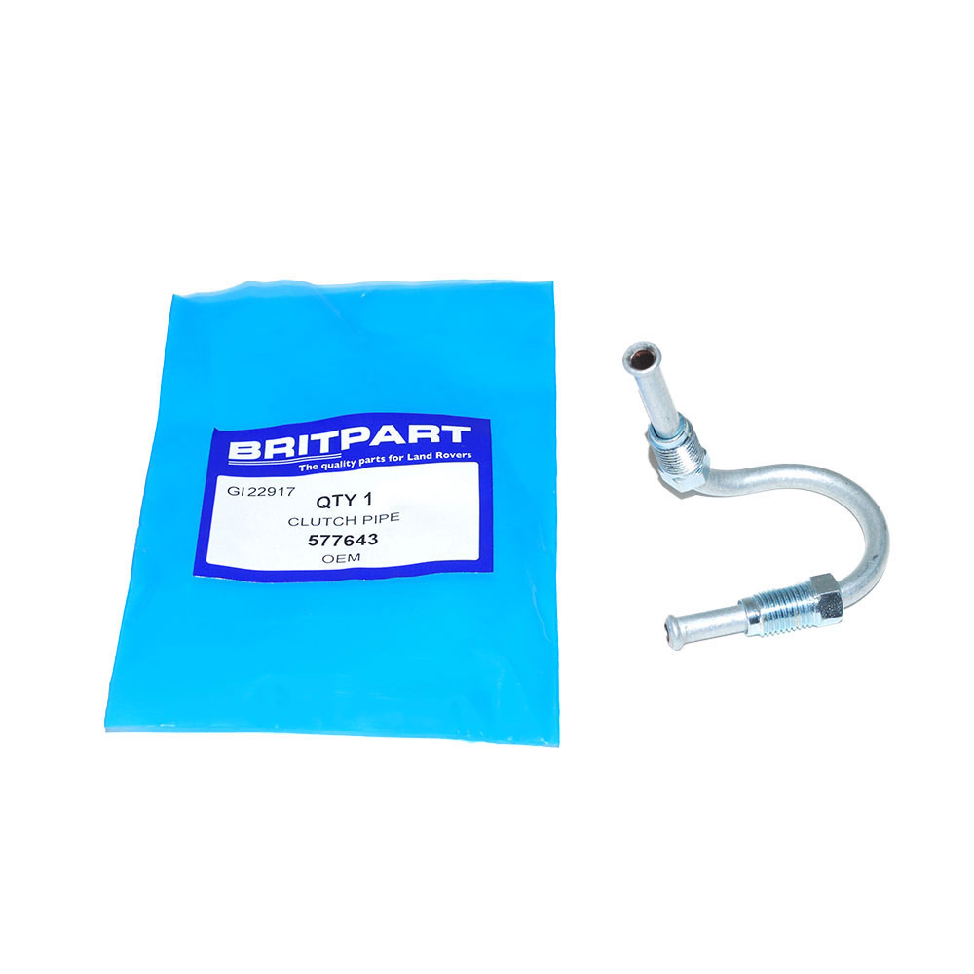 577643 - Pipe Jump Hose to Clutch Slave Cylinder Range Rover 90/110 V8