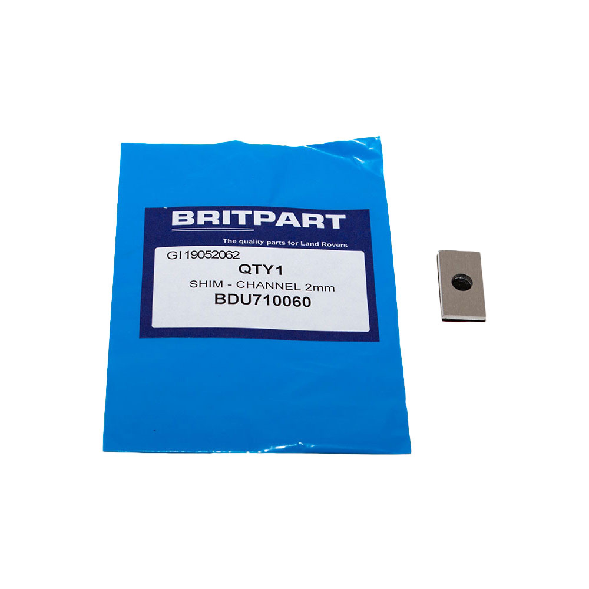 BDU710060 - Shim for Window Channel 0.02mm from 2A622424