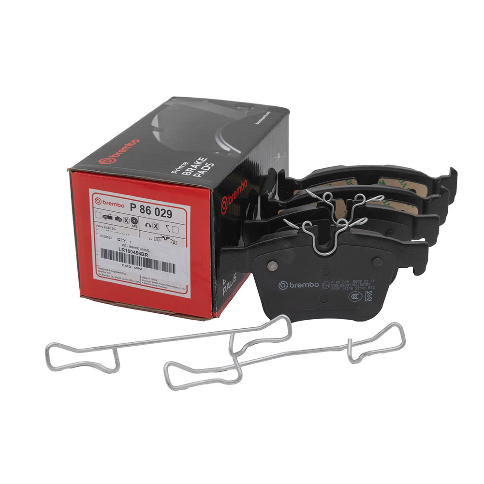 LR160458BR - Brembo Rear High Performace Brake Pads from Chassis KH826532