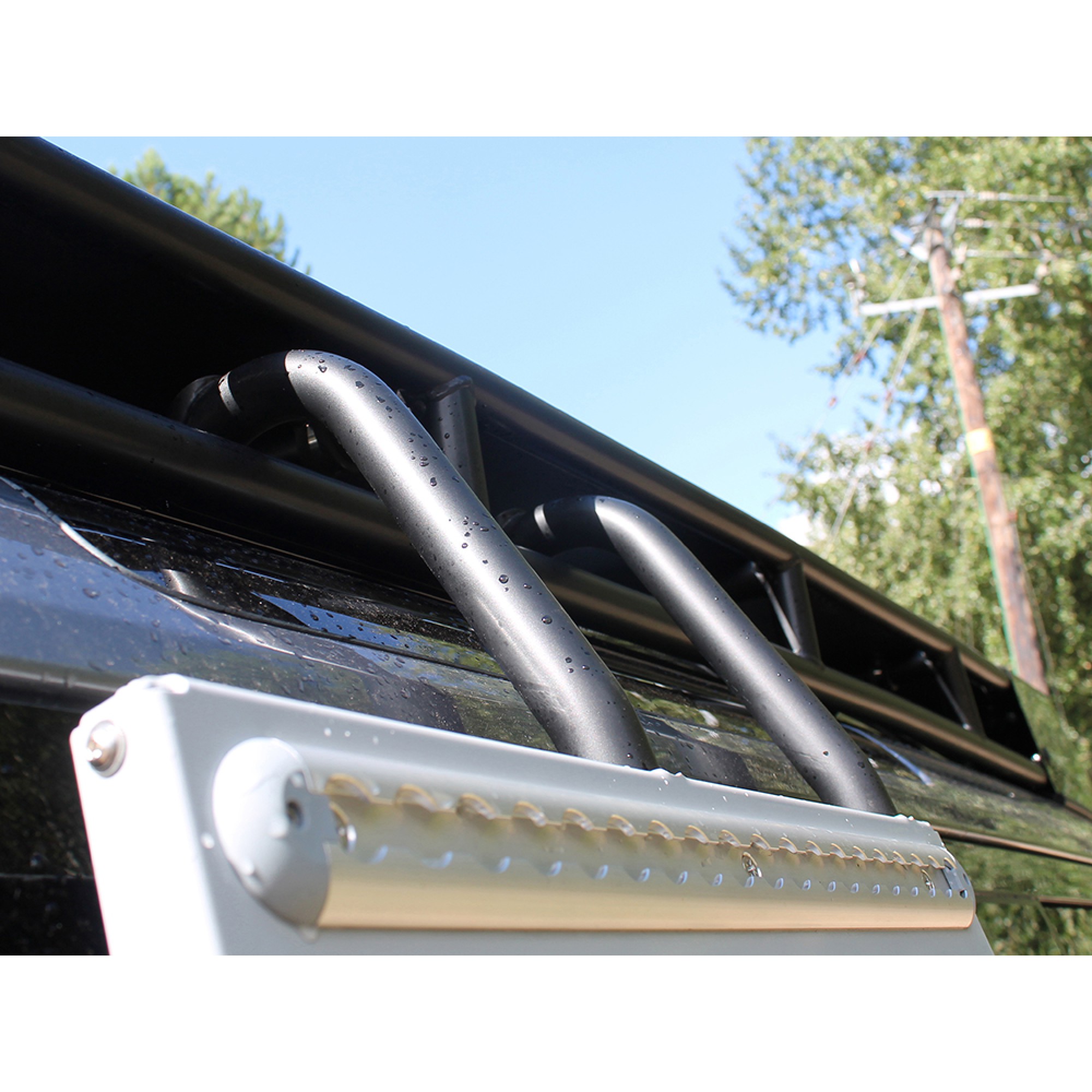 Accessory Rack by Safety Devices Fits Either Side Of Vehicle