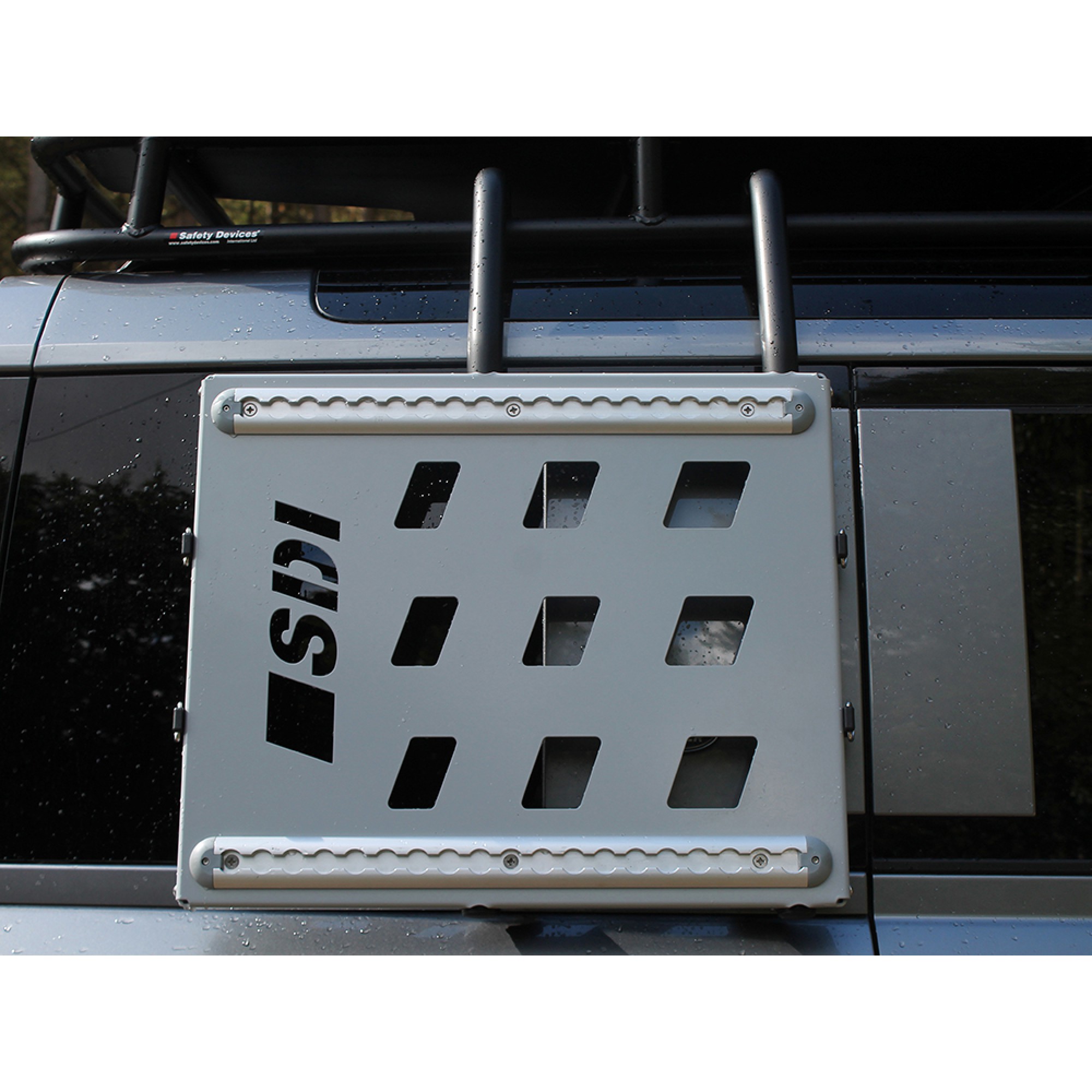 Accessory Rack by Safety Devices Fits Either Side Of Vehicle