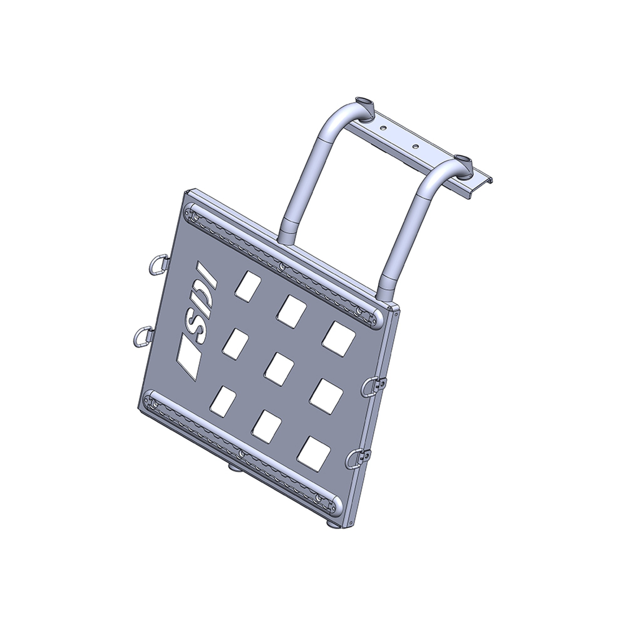Accessory Rack by Safety Devices Fits Either Side Of Vehicle