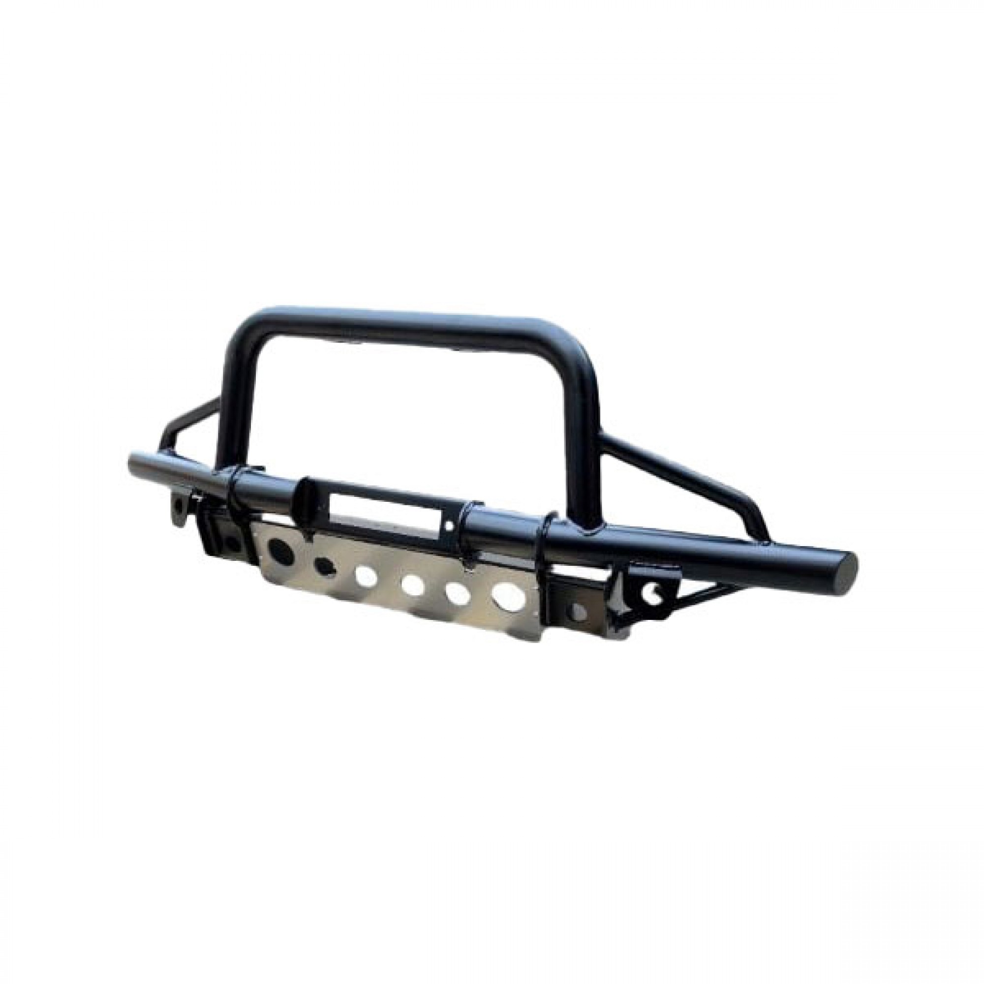 JC001AC - Tubular Winch Bumper with A Bar Defender with Air Con Fully Welded 5mm Steel, Shot Blasted. Powder Coated