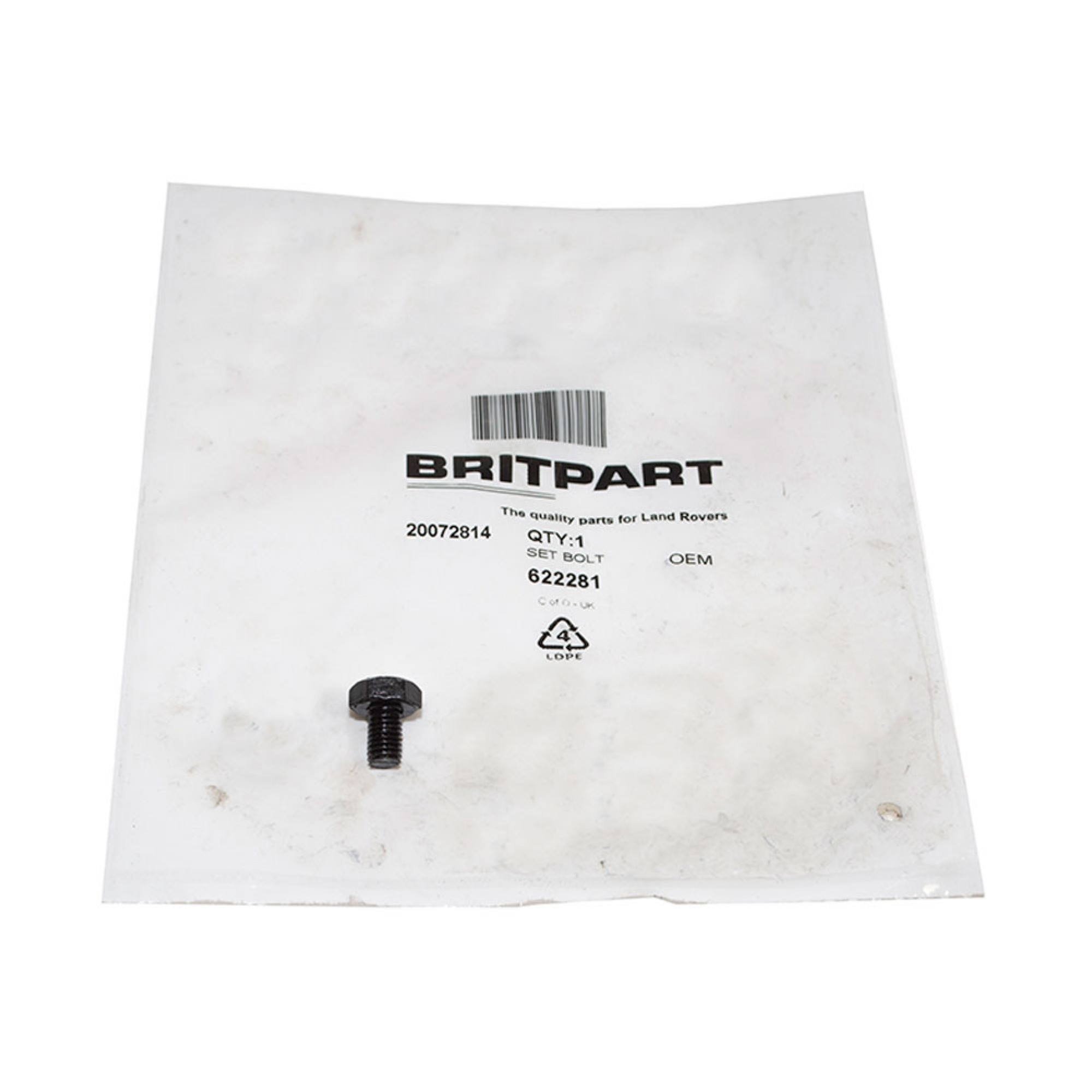 622281 - Bolt 1/4 Bsf Reverse Stop/Stg Relay and Swivel Pin and Swivel Pin Housing S1 and Stg Relay Filler