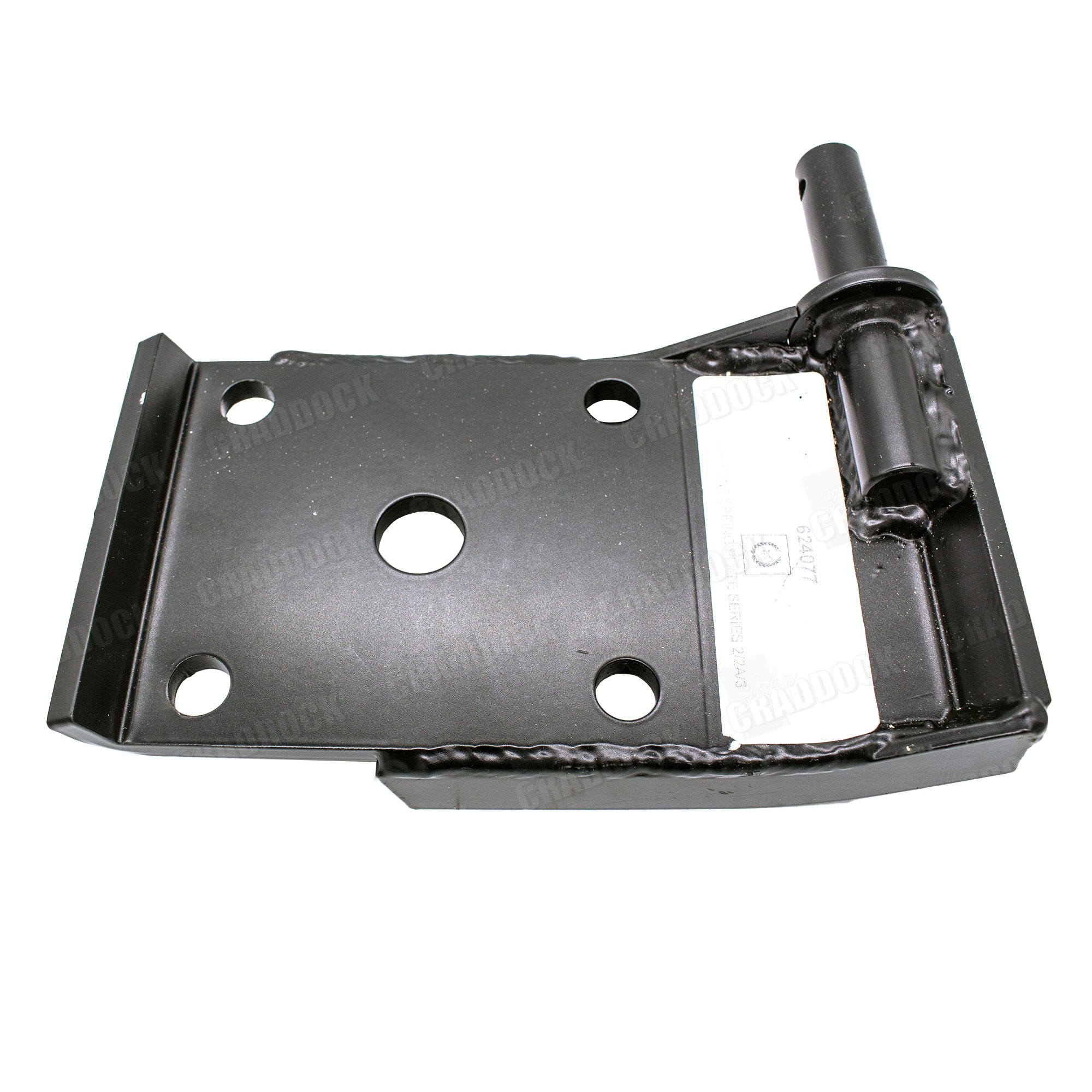 Spring Plate Front Left Hand S.w.b. Petrol 1954 to Axle Suffix C on Series 3 - 624077