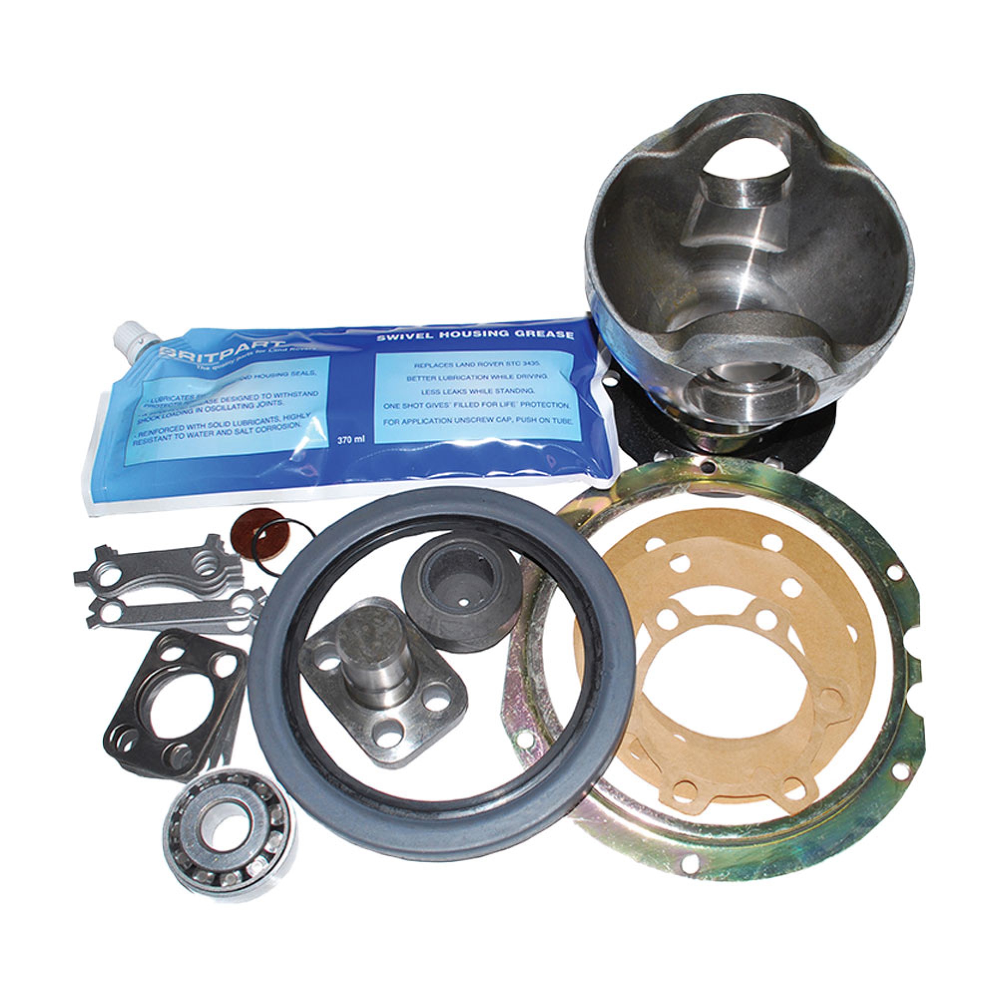 Swivel Kit Series 2A and 3 with Steering Arm At Bottom - DA3181