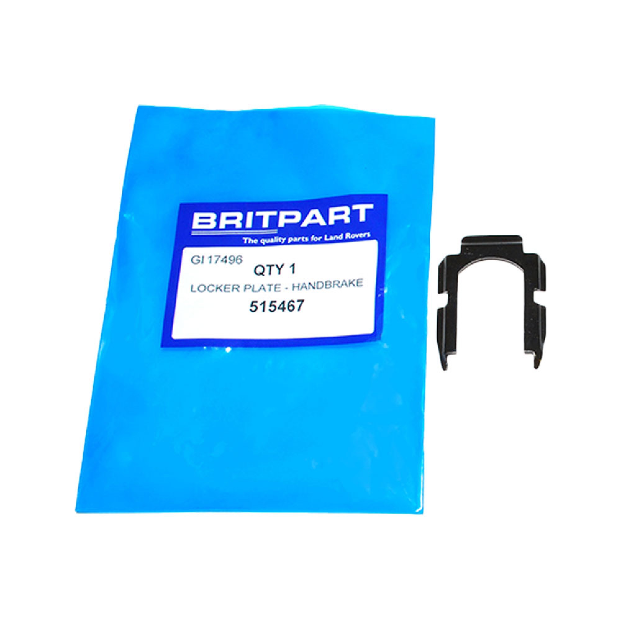 515467 - Lock Plate Fixing Expander Land Rover to LA935629 Discovery 1 to 1993. Range Rover Classic to LA647644