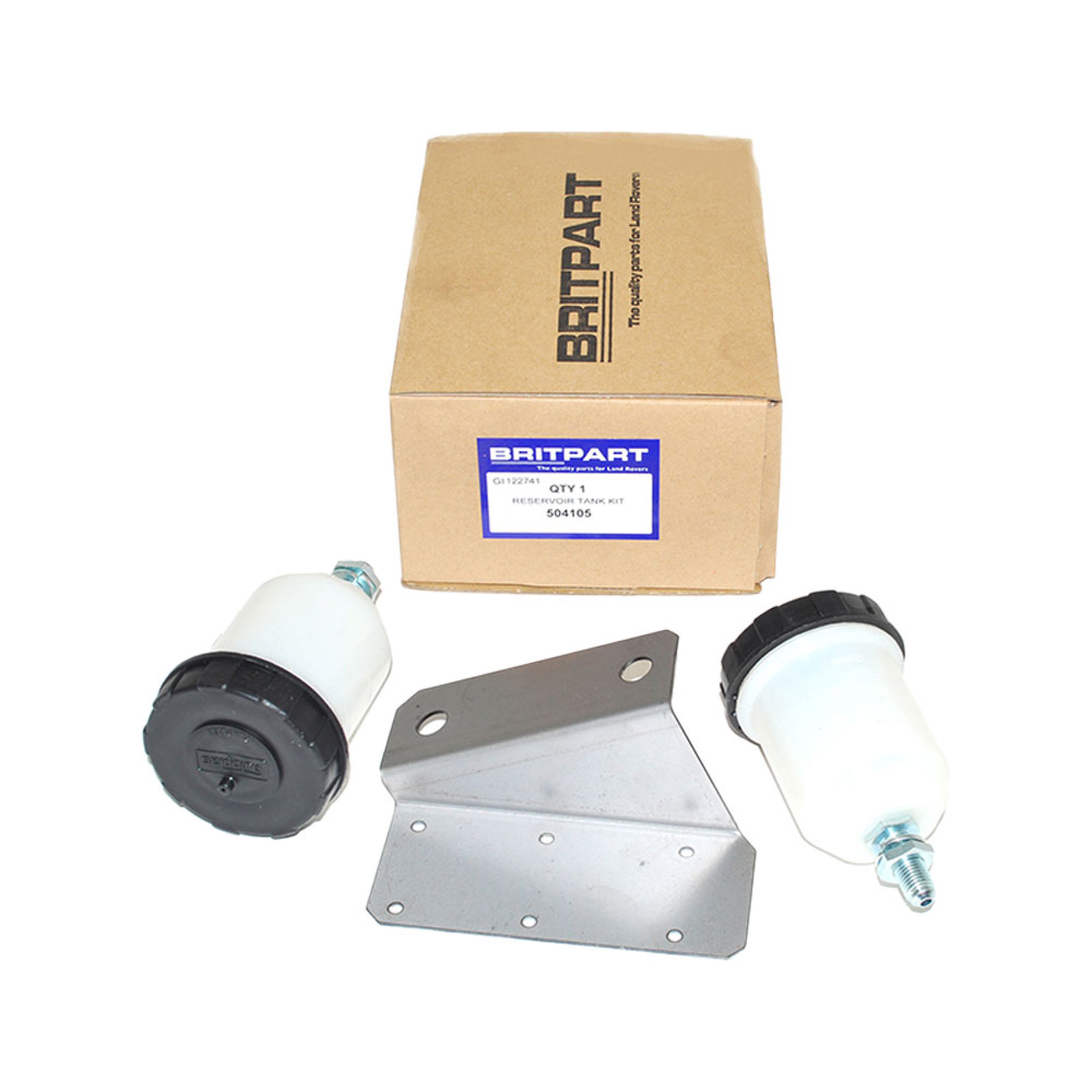 504105 - Replacment Reservoir Kit Series 2 Brake and Clutch Contains 2 Plastic Reservoirs and Bracket