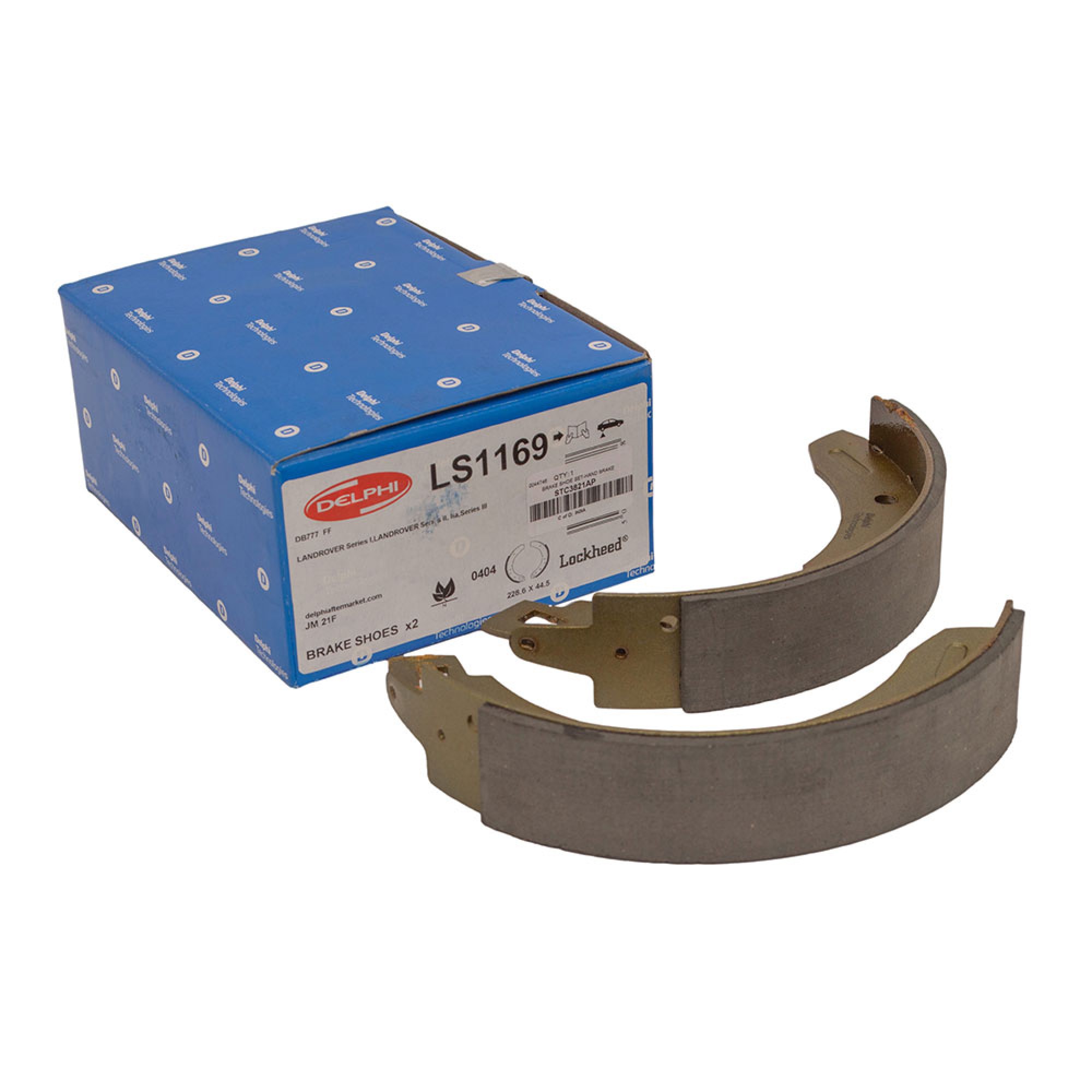 STC3821G - Delphi Hand Brake Shoes 1964-84.