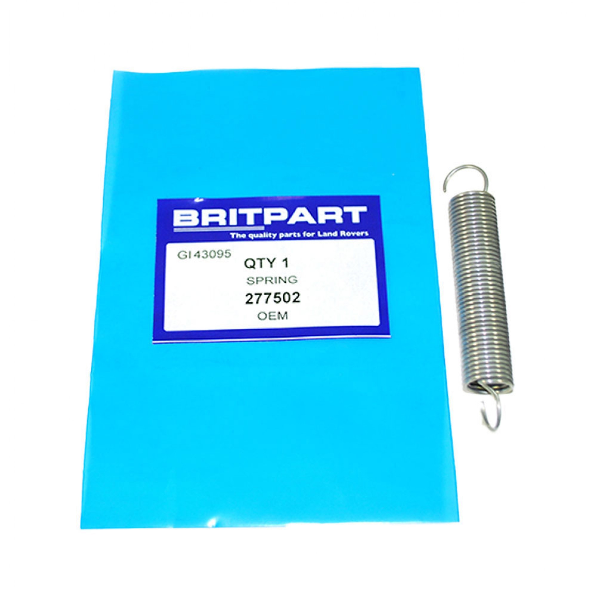 277502 - Return Spring Accelerator 2.25 Litre Diesel and 101 Forward Control and 2 Litre Diesel.