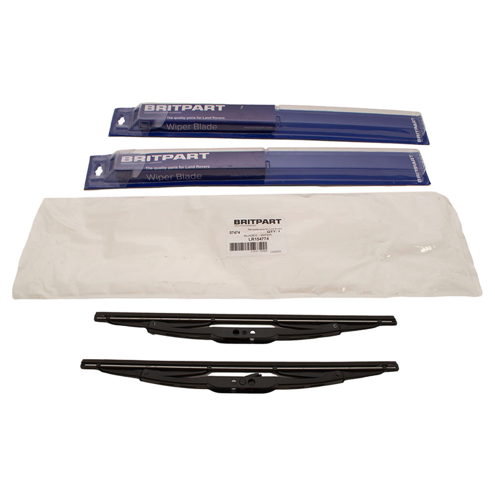 LR154774 - Wiper Blades One Pair for Defender 1986-2016