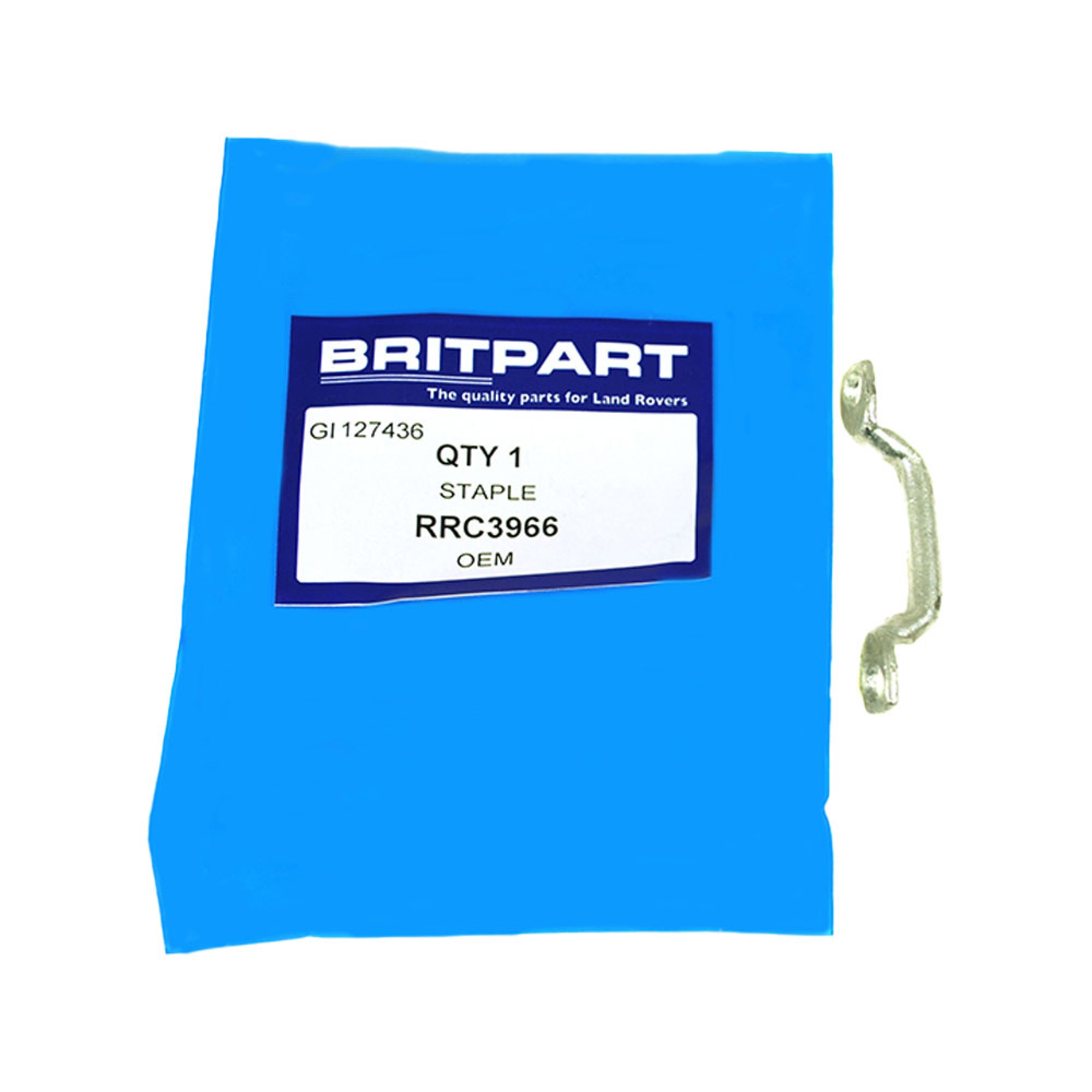 Staple for Hood Strap on Rear Body and Windscreen Rail - RRC3966