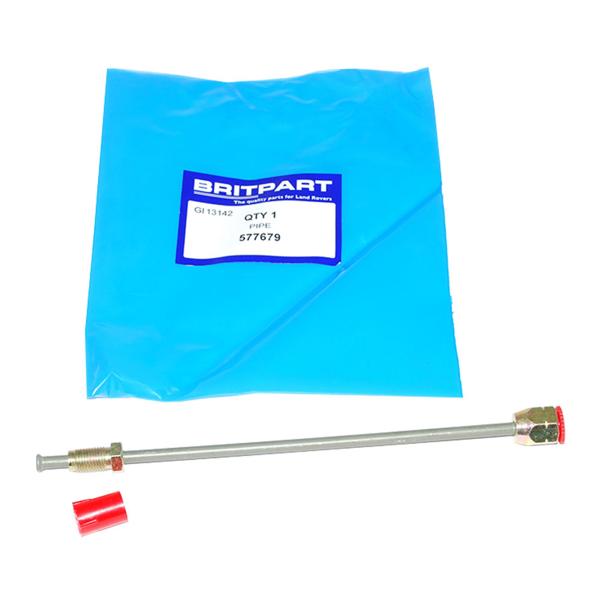 577679 - Land Rover Brake Pipe Front Cylinder to Hose Series 3