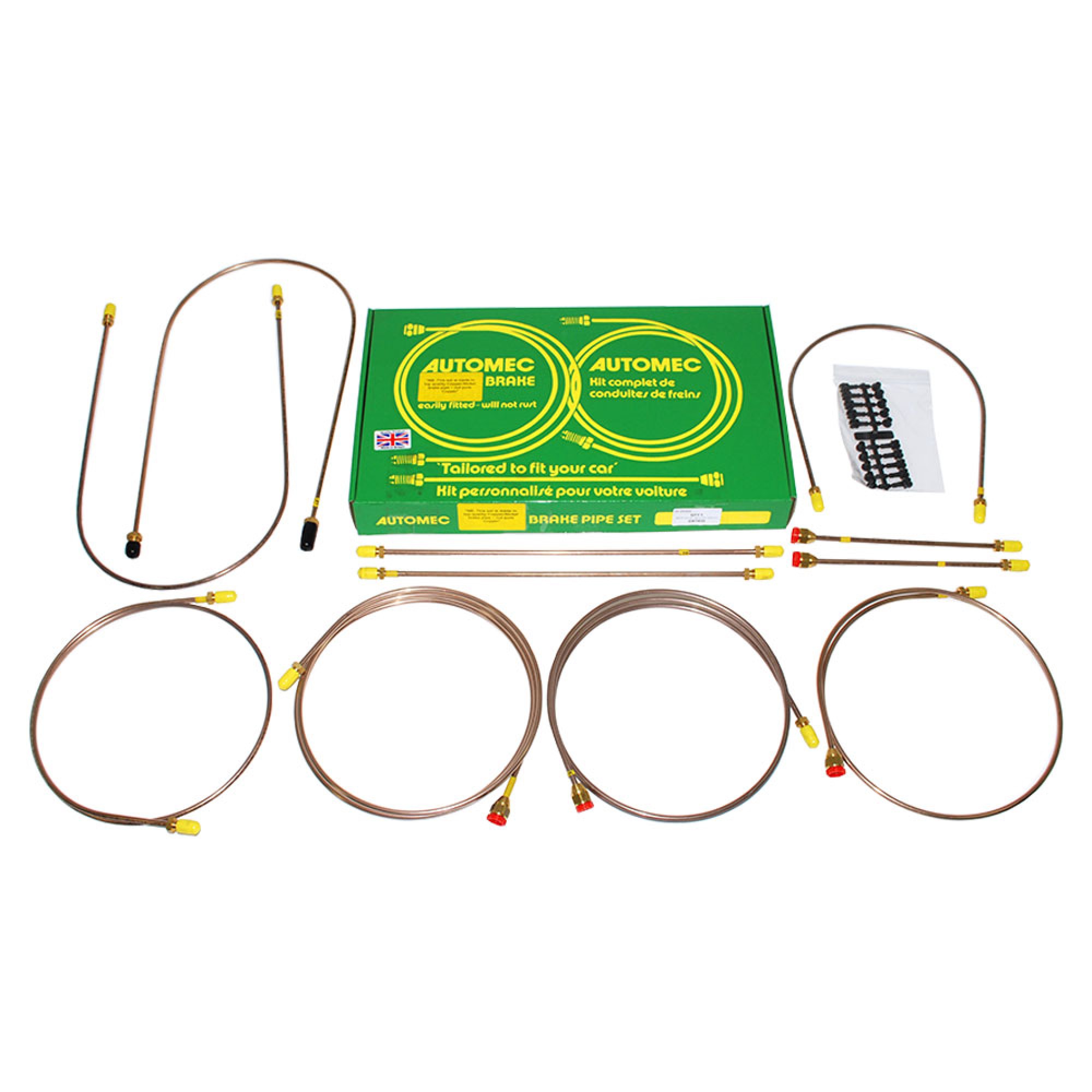 DA7410 - Brake Pipe Set Series 3 (109) LWB Dual Line upto 1980