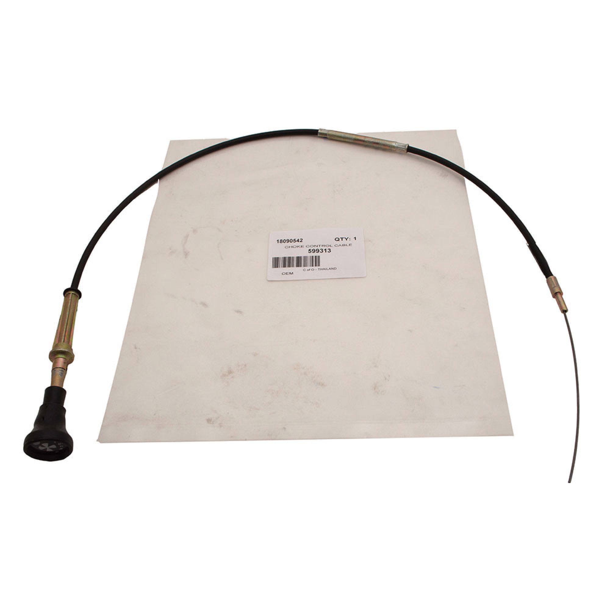 599313 - Choke Cable 2.6 Series 3 RHD with Steering Column Lock