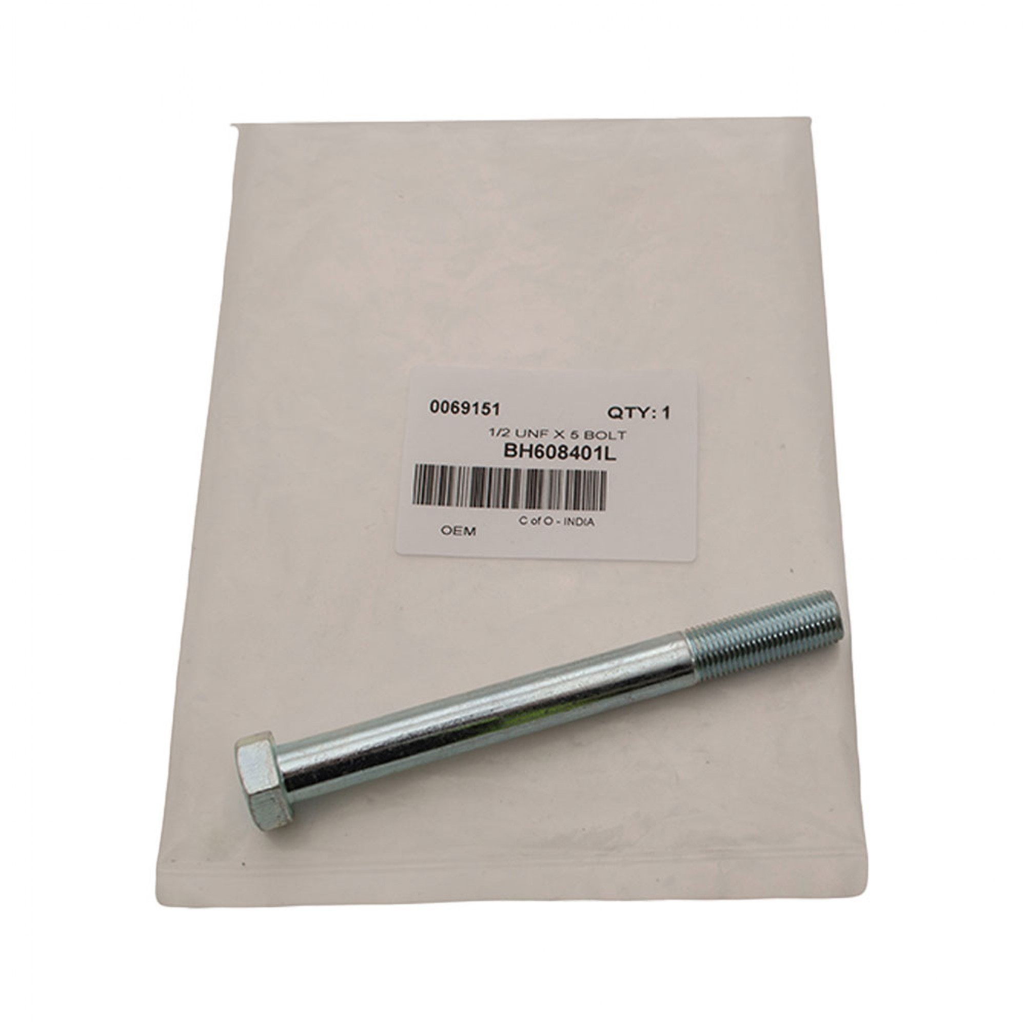 BH608401L - Bolt 1/2 Unf x 5 Inch Centre Shackle Pin 109 1 Ton