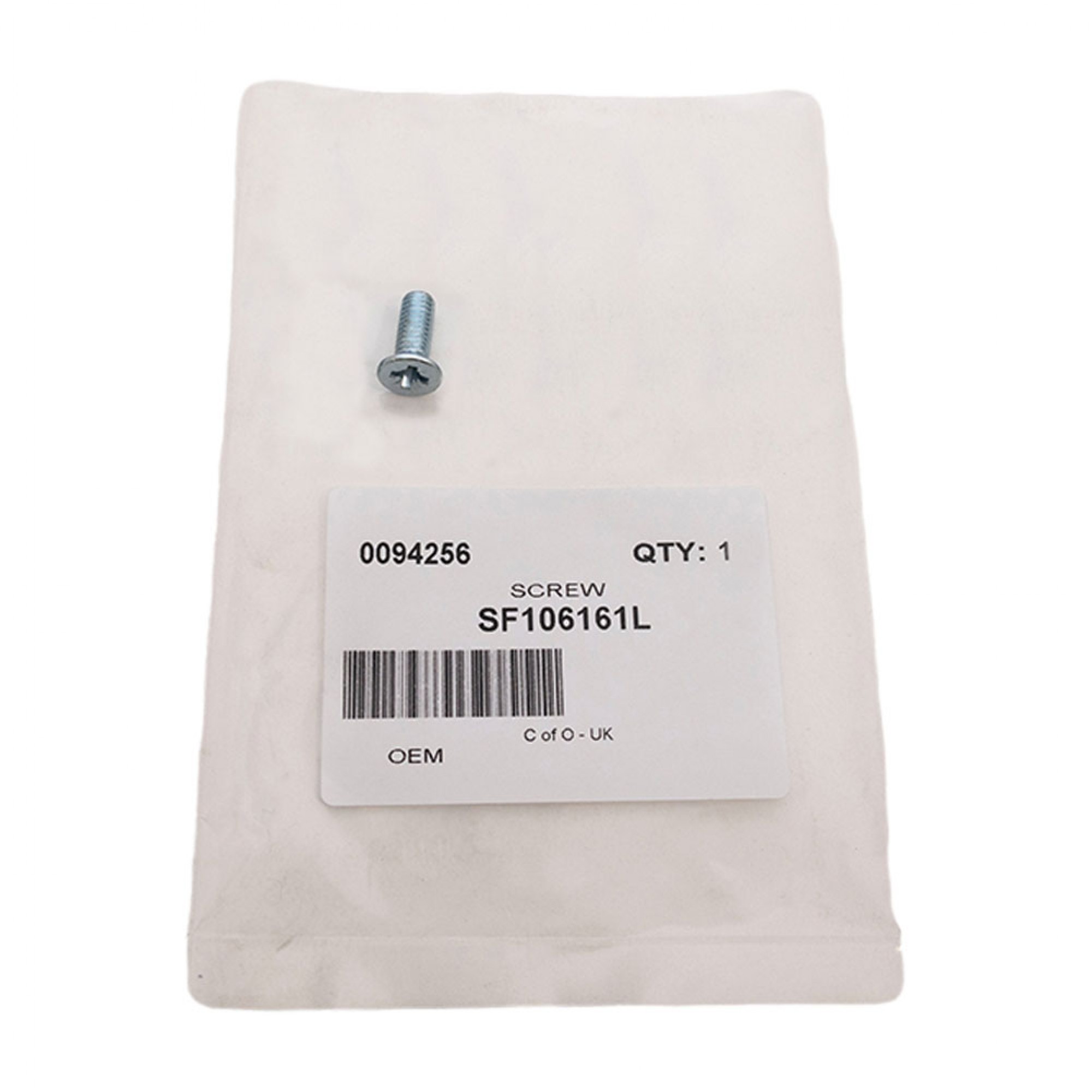 SF106161L - Screw Counter Sunk for Chequer Plate and Other Applications M6 x 16mm